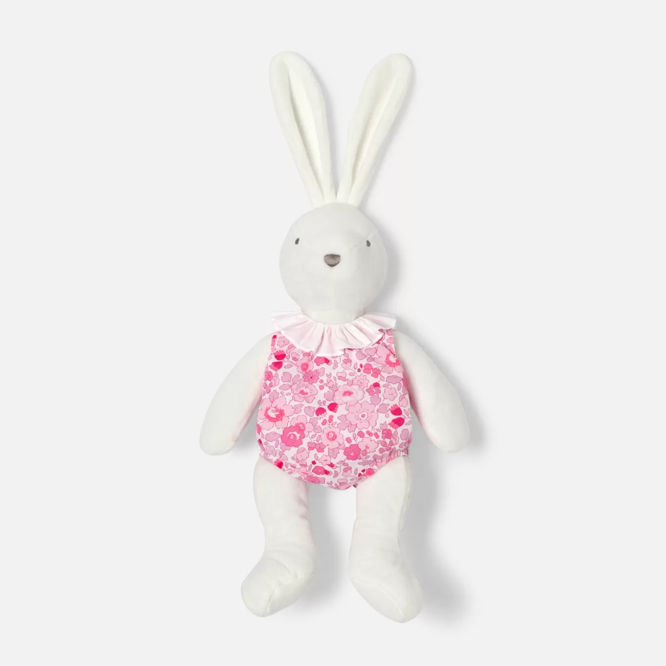 New Jacadi Strampler für den mittelgroßen Plüschhasen ROSA/MEHRFARBIG