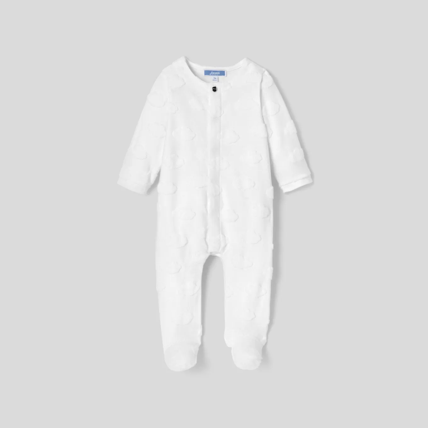 Hot Jacadi Strampler mit Wolkenmotiv JACADI WEISS