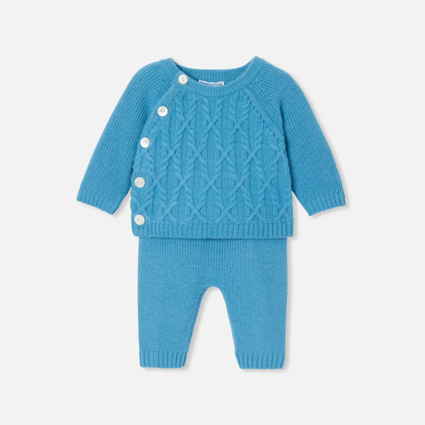 Cheap Jacadi Strickensemble für Baby Jungen PREUSSISCHBLAU