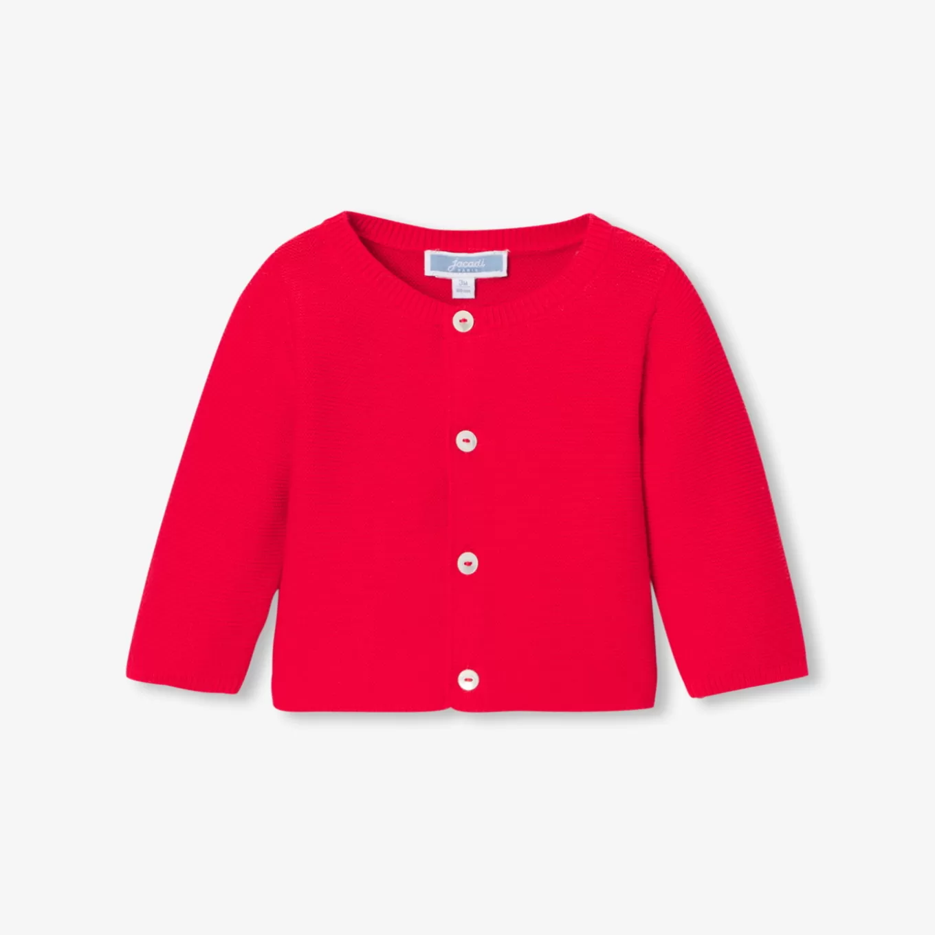 Flash Sale Jacadi Strickjacke aus Baumwolle TOMATENROT