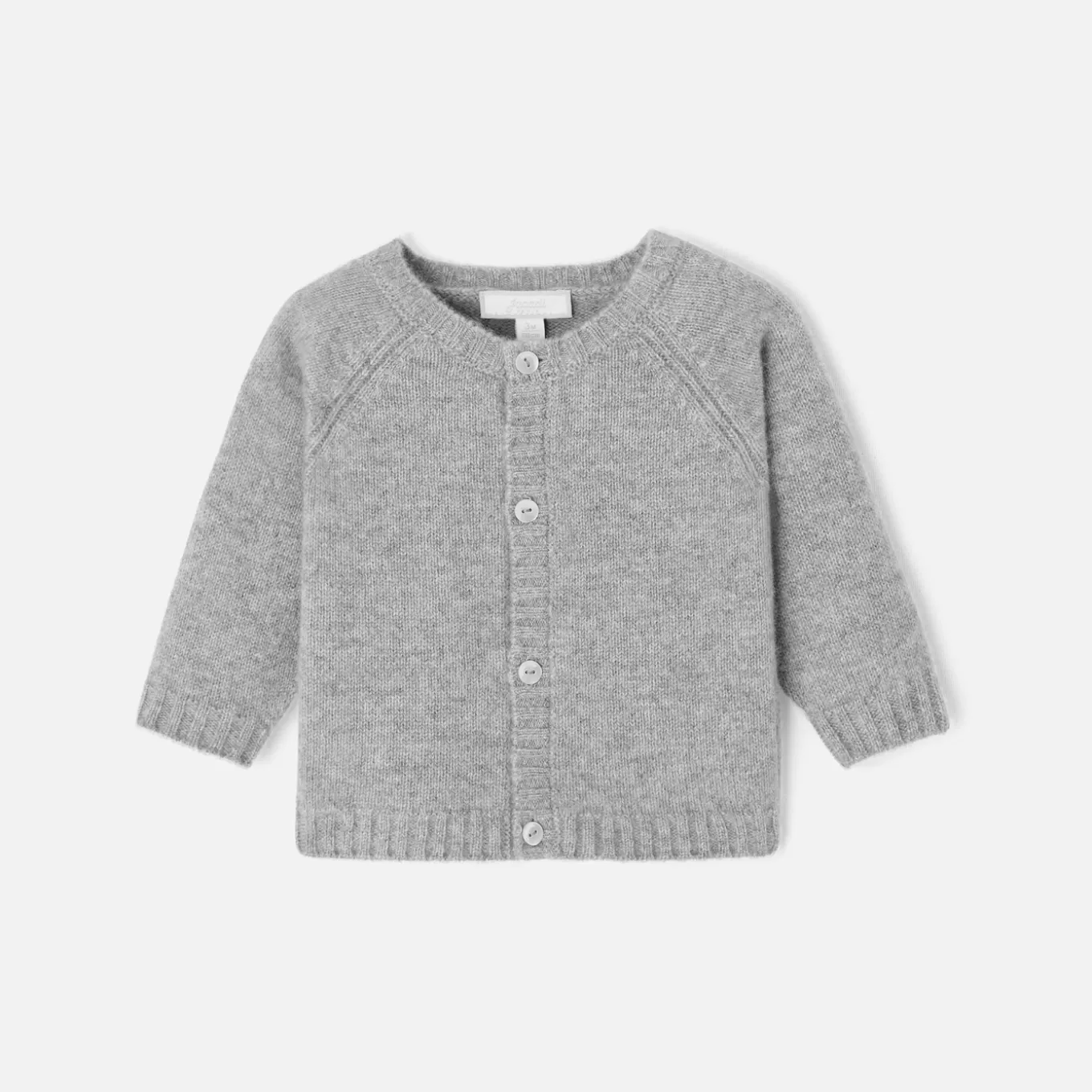 Flash Sale Jacadi Strickjacke aus Kaschmir GRAU MELIERT HELL JACADI