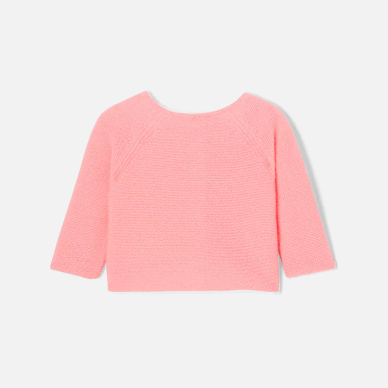 Outlet Jacadi Strickjacke aus Kaschmir für Mädchen INDIEN ROSA