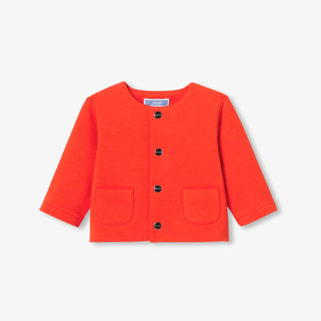 Store Jacadi Strickjacke aus Molton MANDERINE