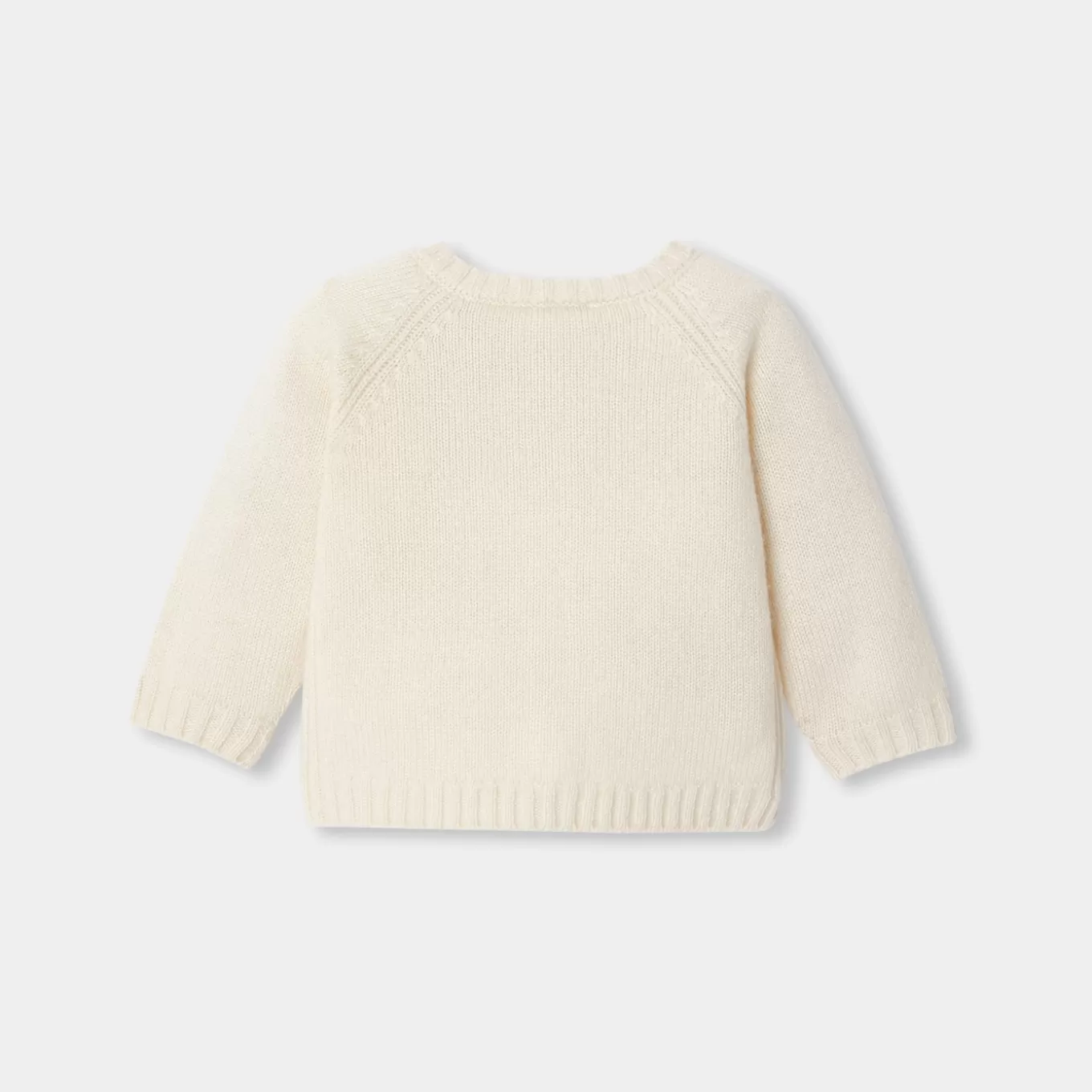 Cheap Jacadi Strickjacke für Babys aus Kaschmir WEICHES JACADI WEISS