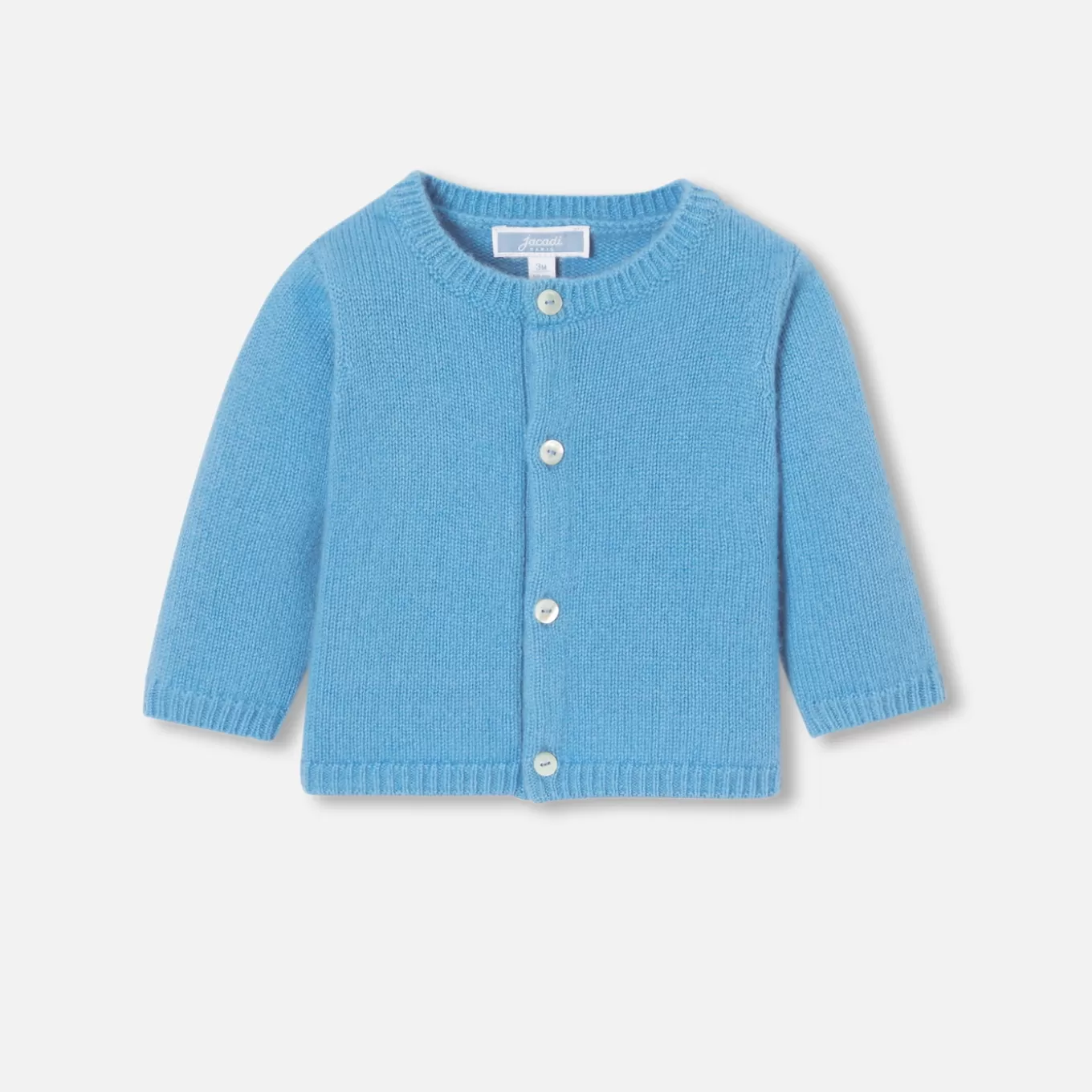 Cheap Jacadi Strickjacke für Babys aus Kaschmir PREUSSISCHBLAU