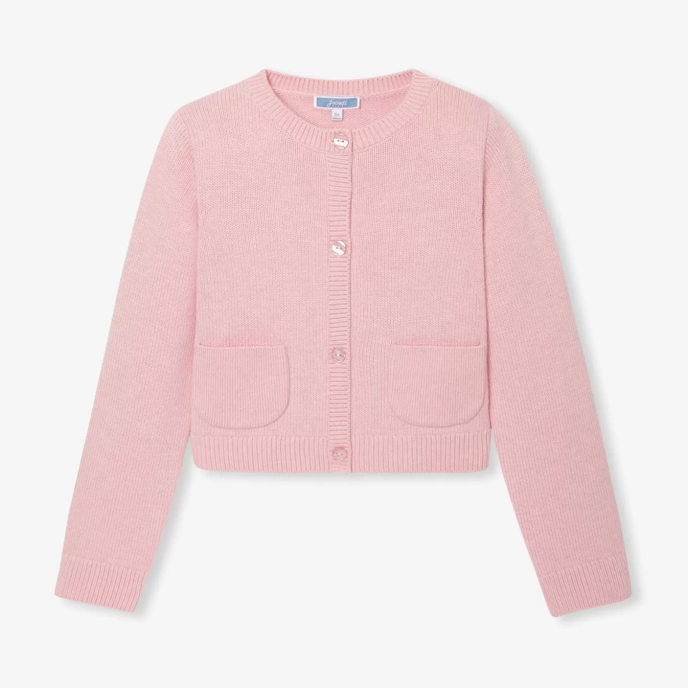 New Jacadi Strickjacke für Mädchen ROSA MELIERT