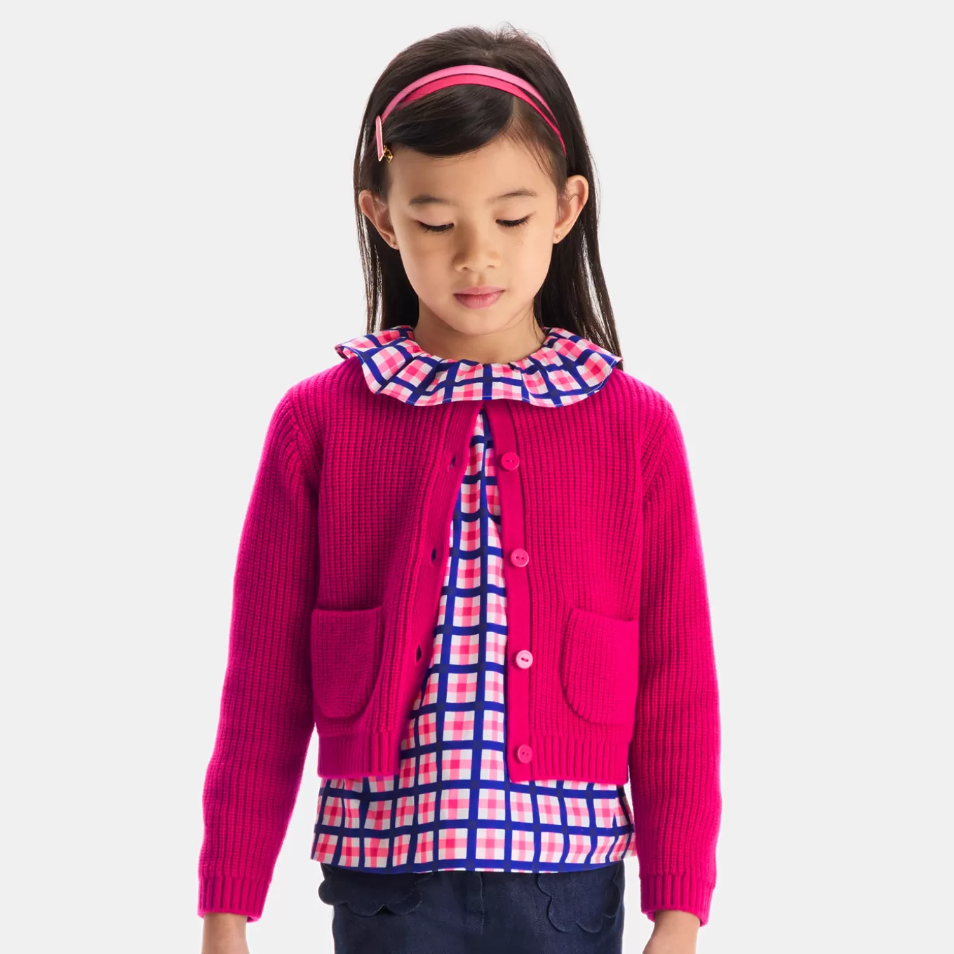 Flash Sale Jacadi Strickjacke für Mädchen ROSE GRENADINE