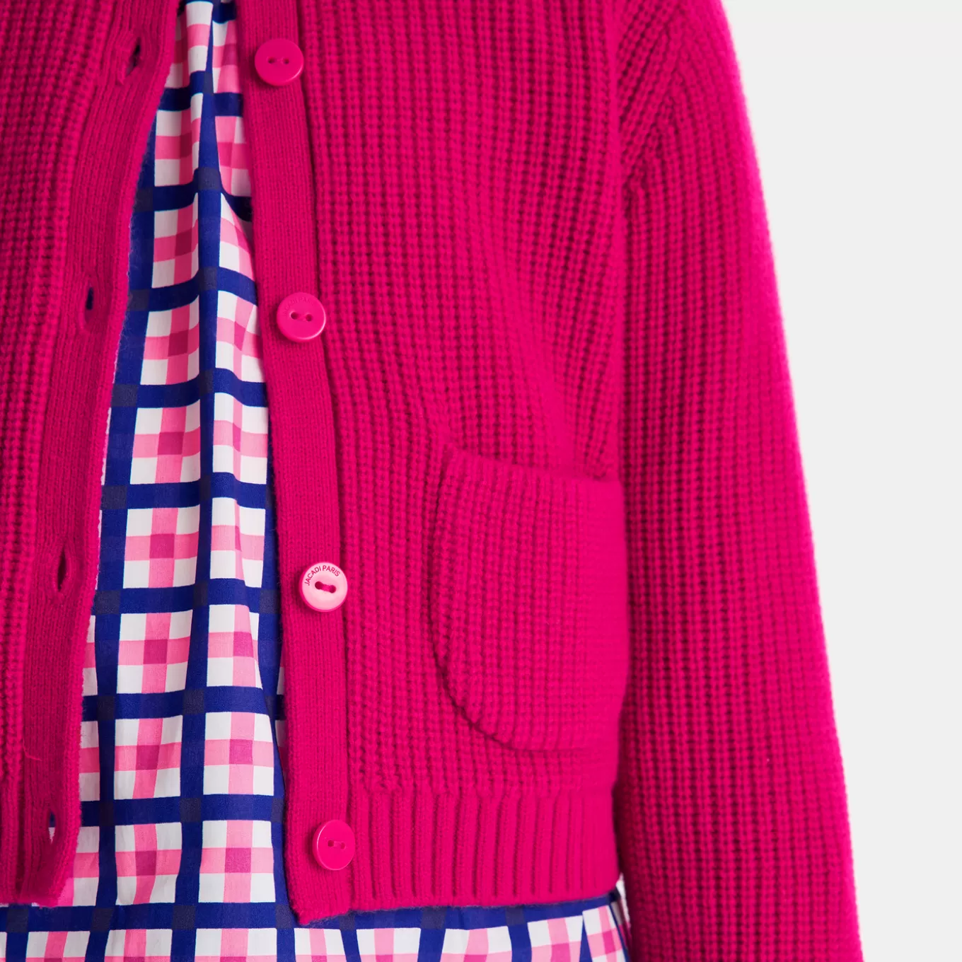 Flash Sale Jacadi Strickjacke für Mädchen ROSE GRENADINE