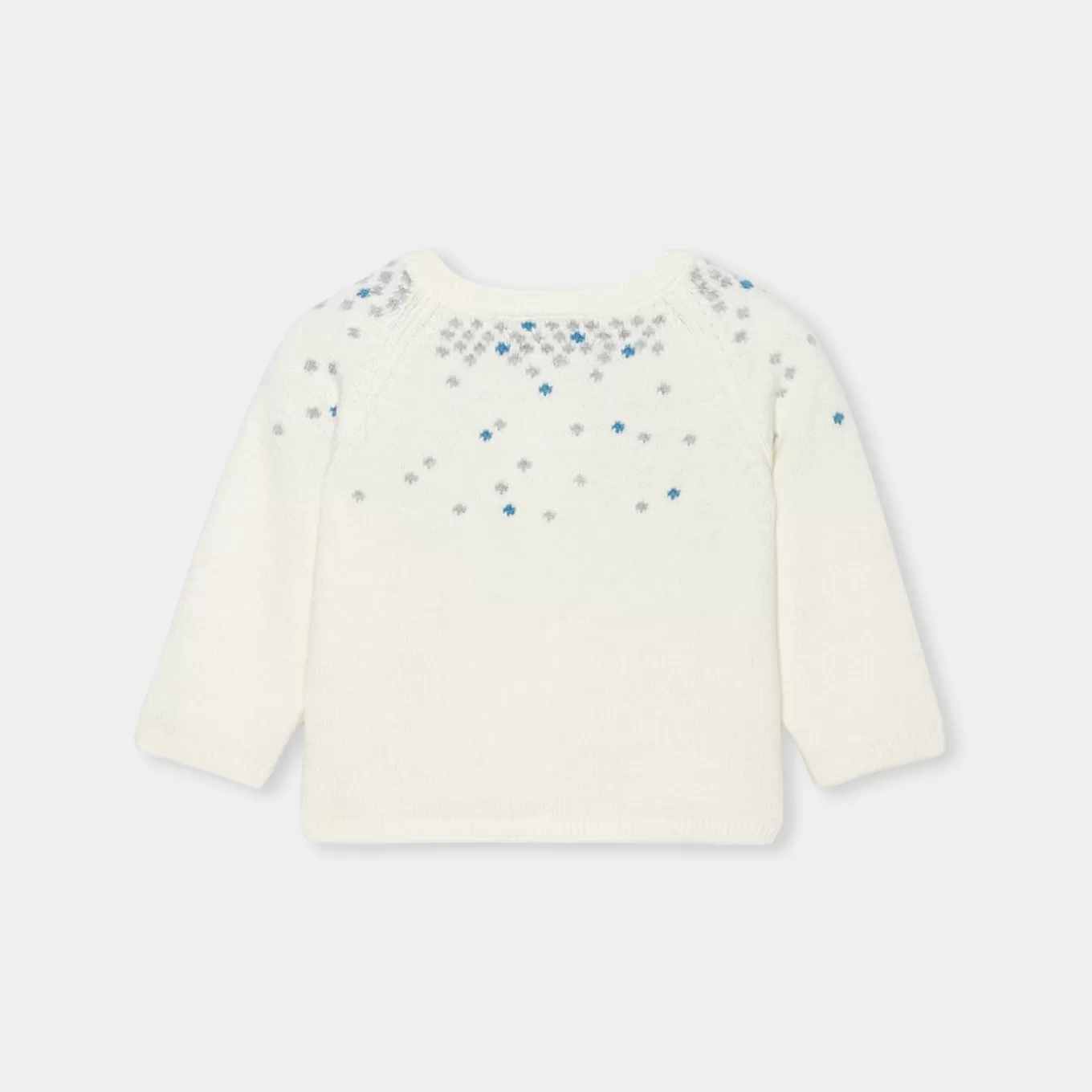 Hot Jacadi Strickjäckchen für Babys WEICHES WEISS/MEHRFARBIG