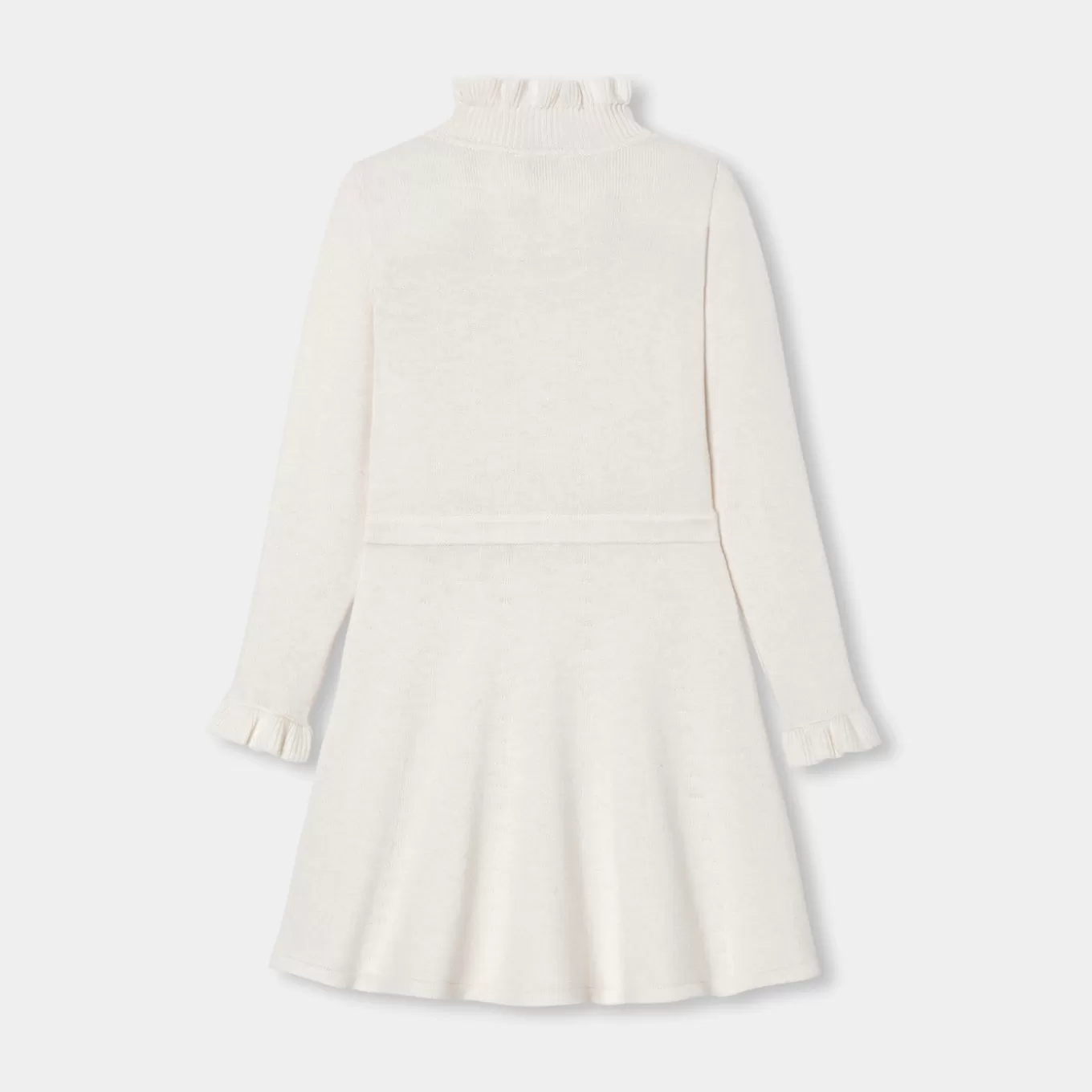 Best Sale Jacadi Strickkleid für Mädchen WEICHES JACADI WEISS