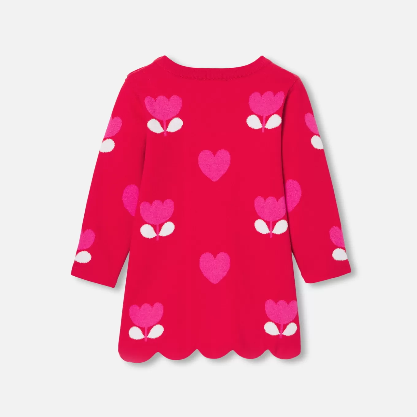 Discount Jacadi Strickkleid Kleinkind Mädchen ROT JACADI
