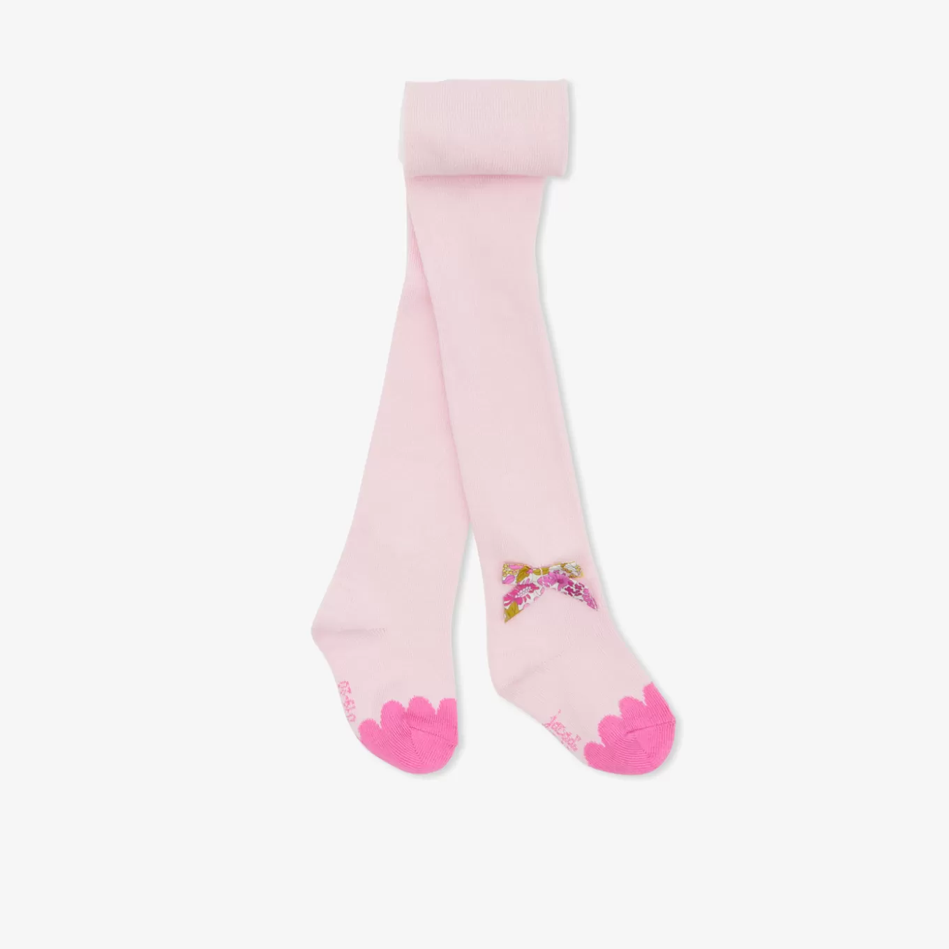 Flash Sale Jacadi Strumpfhosen mit Schleife aus Liberty-Stoff für Baby Mädchen HIMBEERE/MEHRFARBIG