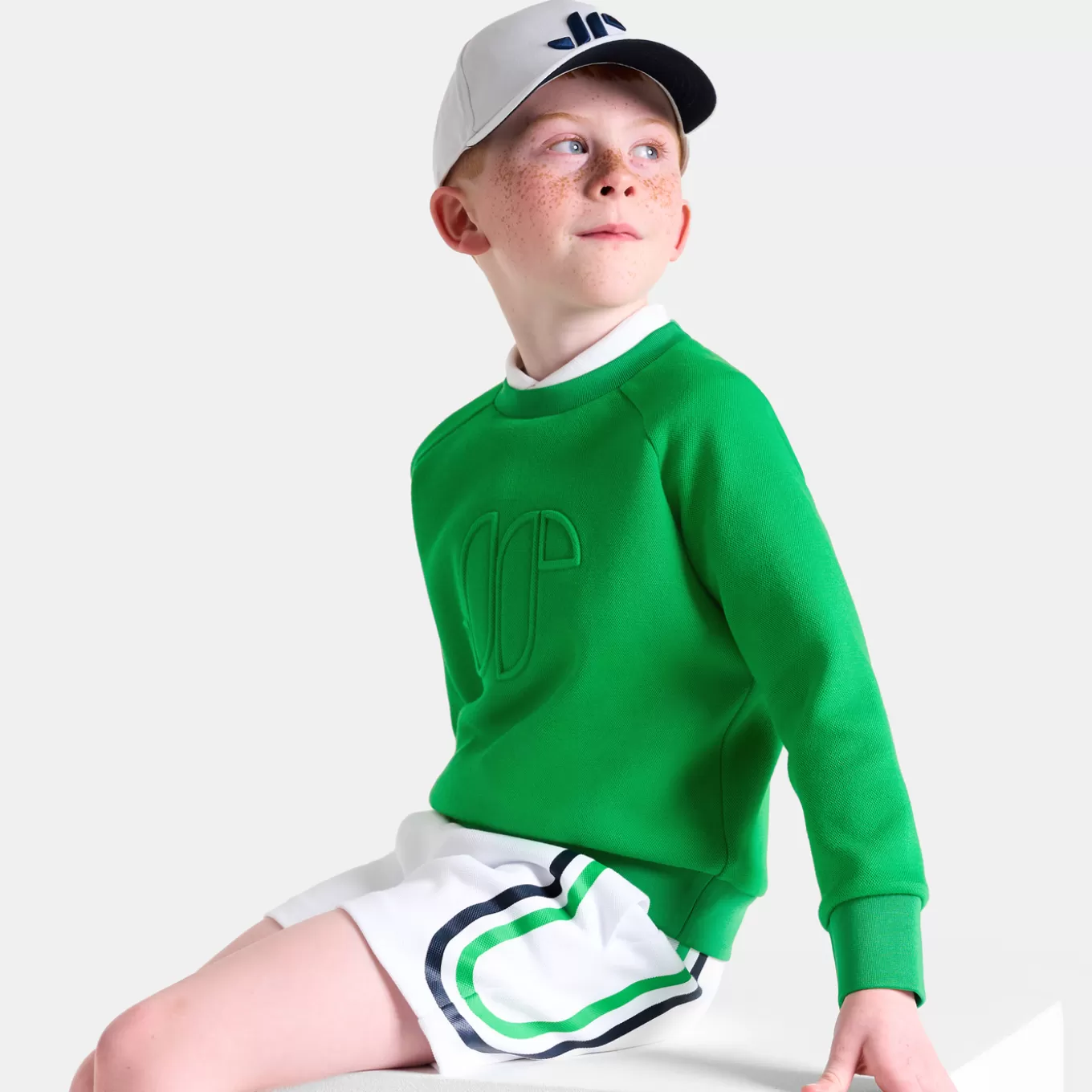 Fashion Jacadi Sweatshirt aus Baumwollpiqué für Kind GRÜN