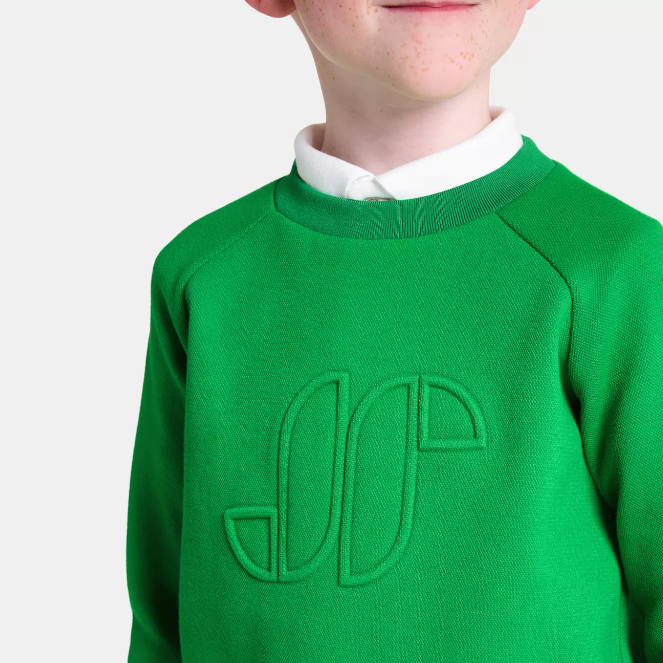 Fashion Jacadi Sweatshirt aus Baumwollpiqué für Kind GRÜN