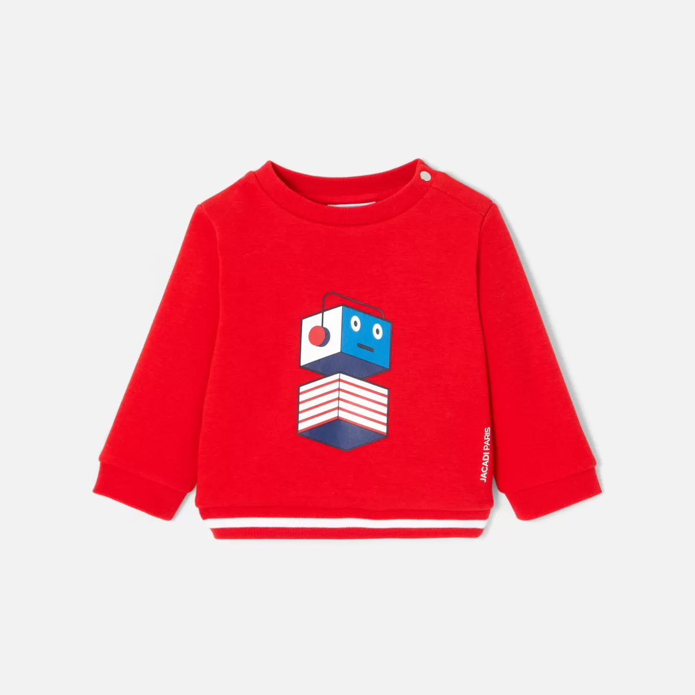 Outlet Jacadi Sweatshirt aus Molton für Jungen ROT JACADI