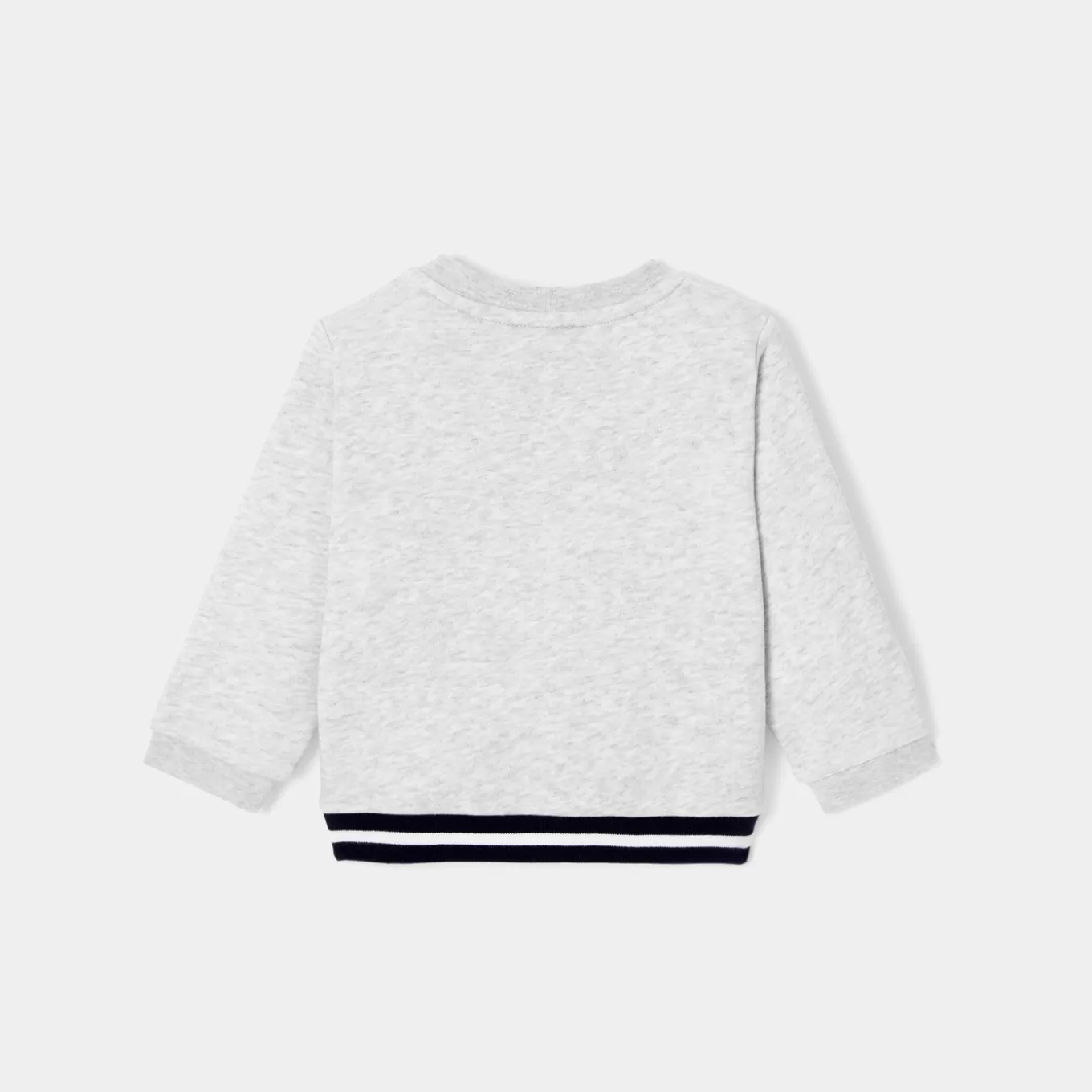 Outlet Jacadi Sweatshirt aus Molton für Jungen GRAU MELIERT HELL JACADI