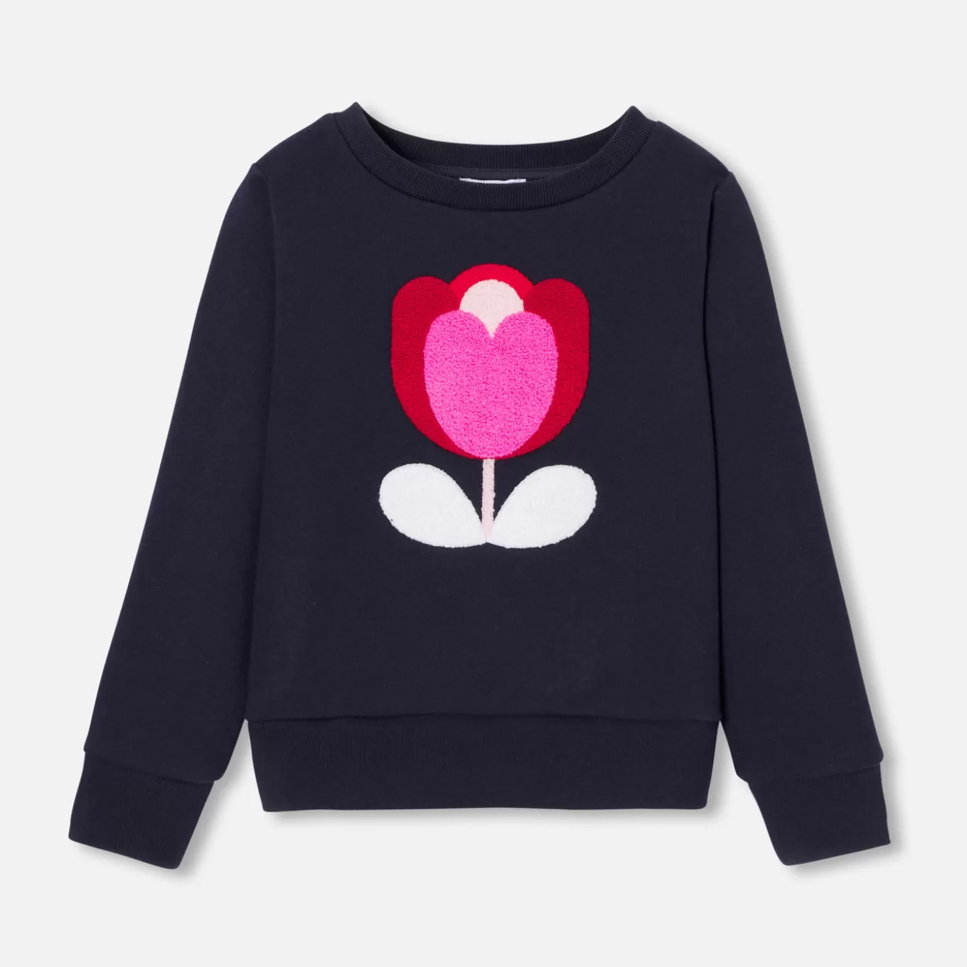 Store Jacadi Sweatshirt aus Molton für Mädchen MARINEBLAU JACADI