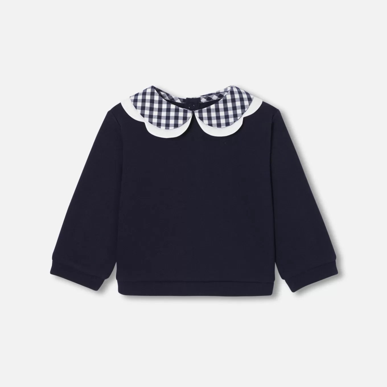 Outlet Jacadi Sweatshirt aus Molton Kleinkind Mädchen MARINEBLAU JACADI