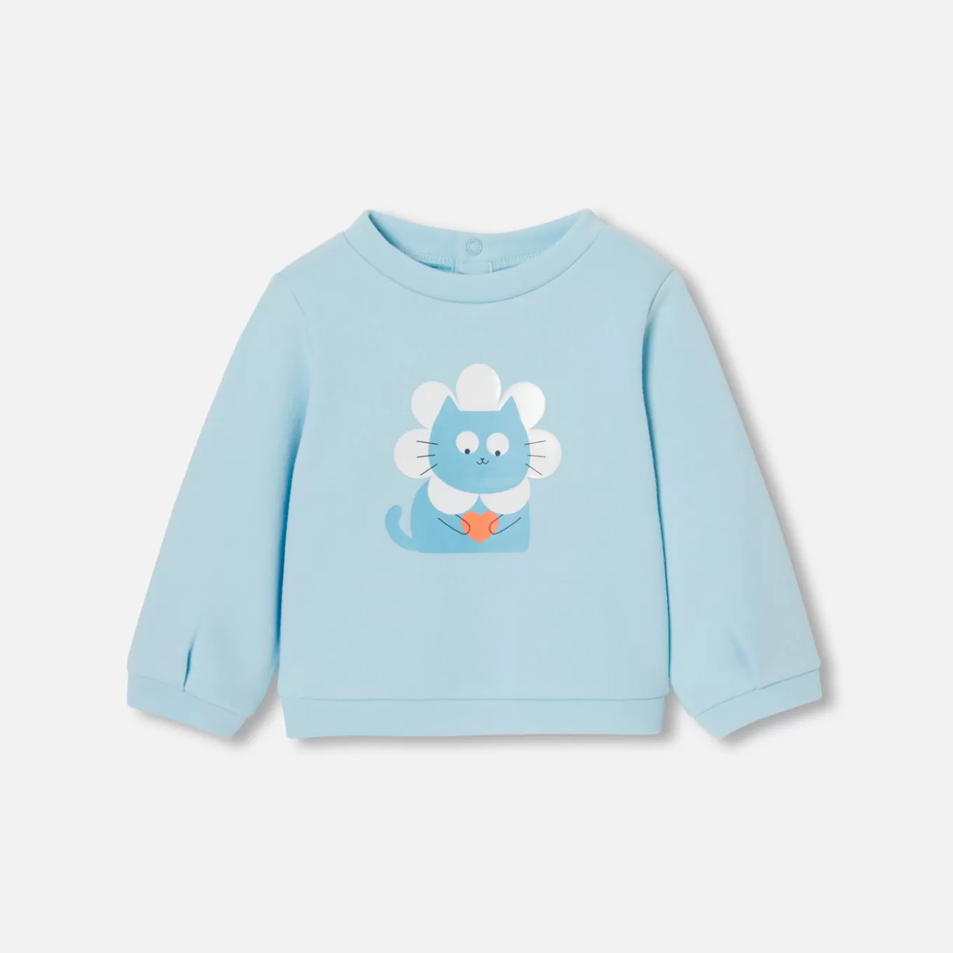 Cheap Jacadi Sweatshirt aus Molton Kleinkind Mädchen STAHLBLAU