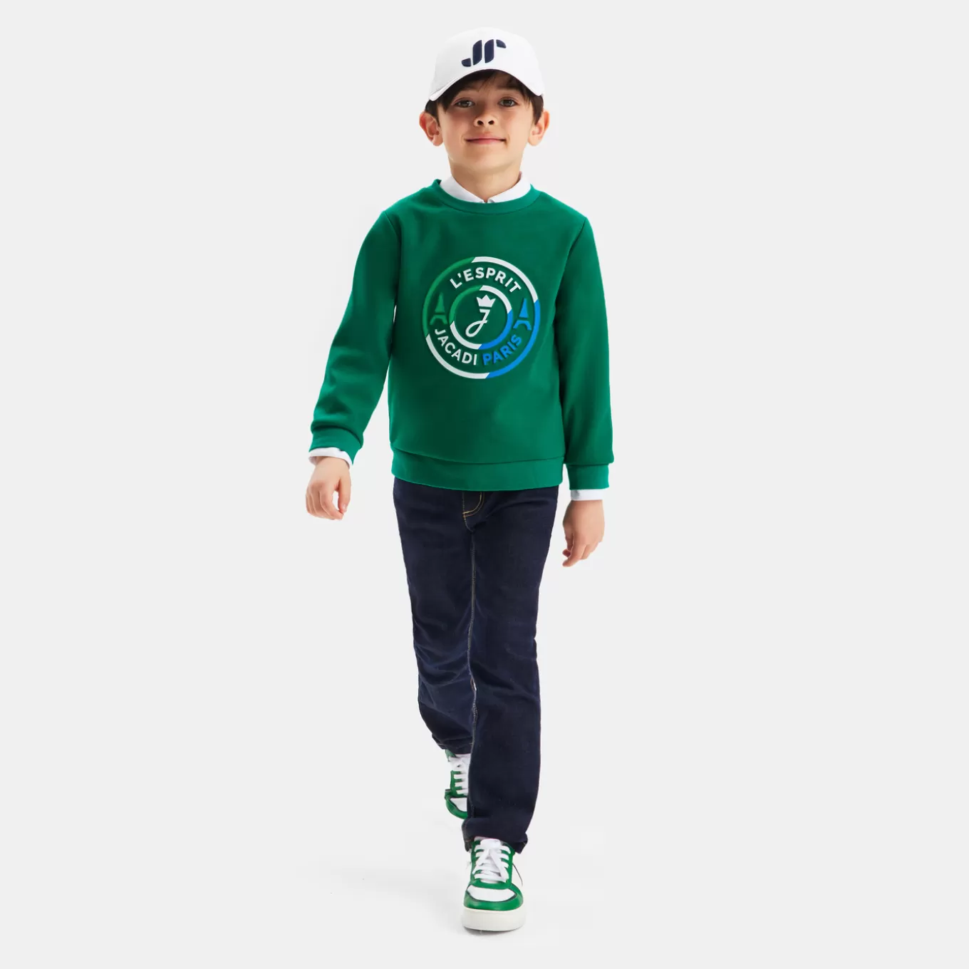 Cheap Jacadi Sweatshirt für Jungen GRÜN DUNKEL