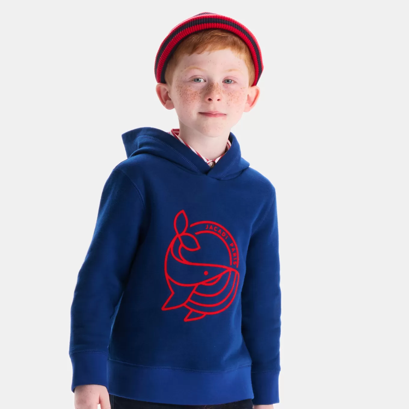 Sale Jacadi Sweatshirt mit Kapuze für Jungen DUNKELBLAU