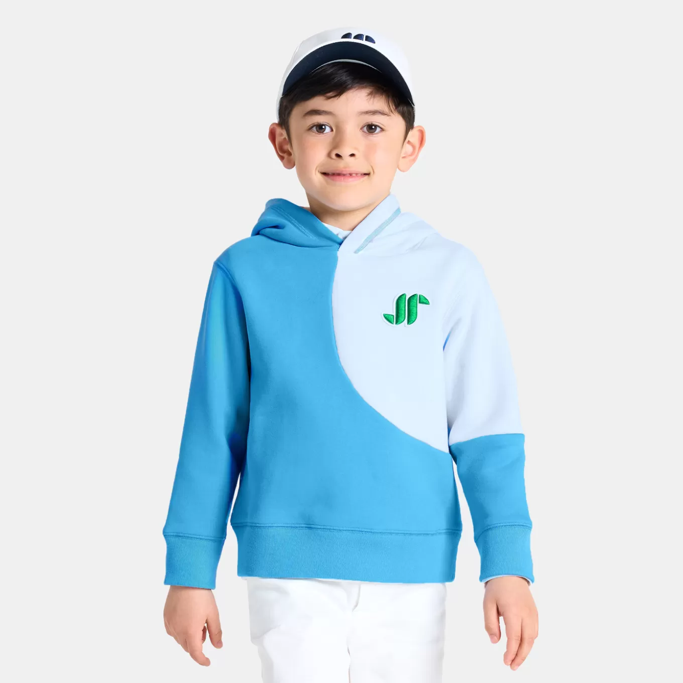 New Jacadi Sweatshirt mit Kapuze für Jungen BLAU/MEHRFARBIG
