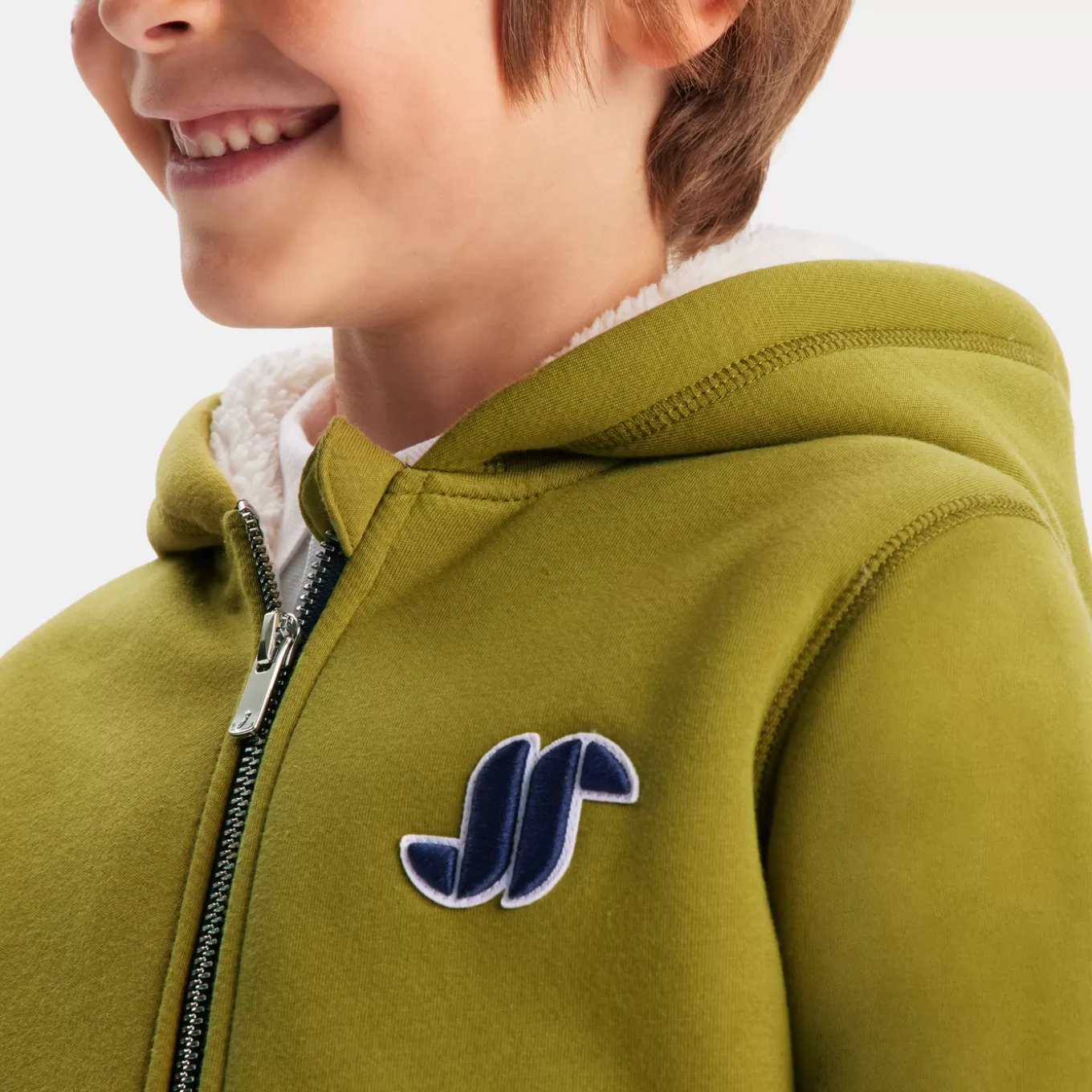 Best Jacadi Sweatshirt mit Kapuze für Jungen GRÜN FLECHTE