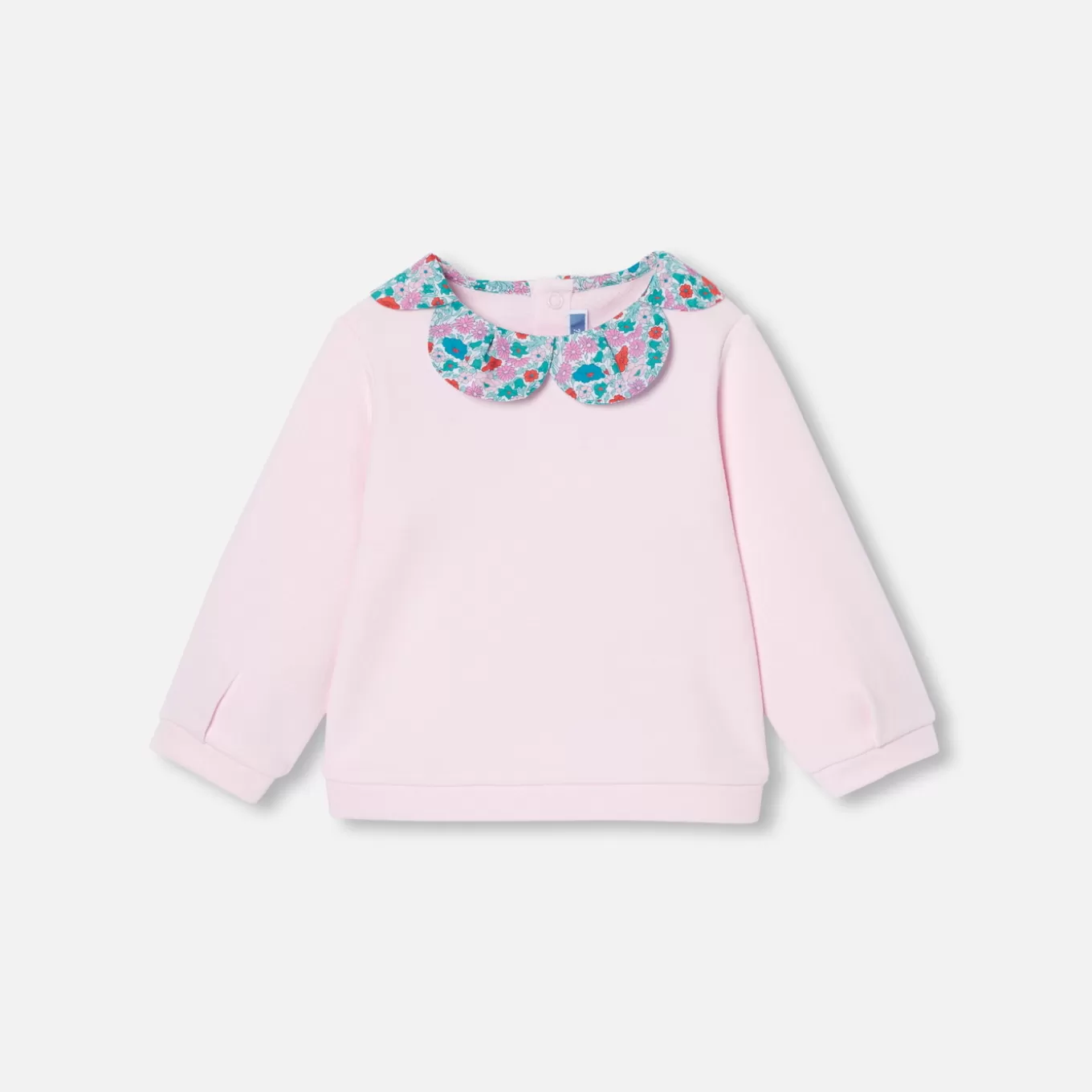 Online Jacadi Sweatshirt mit Kragen aus Liberty-Stoff Kleinkind Mädchen ROSA PUDER JACADI