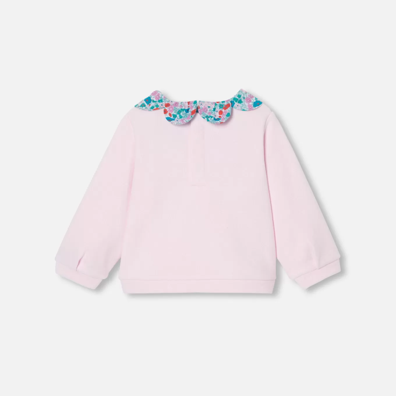 Online Jacadi Sweatshirt mit Kragen aus Liberty-Stoff Kleinkind Mädchen ROSA PUDER JACADI
