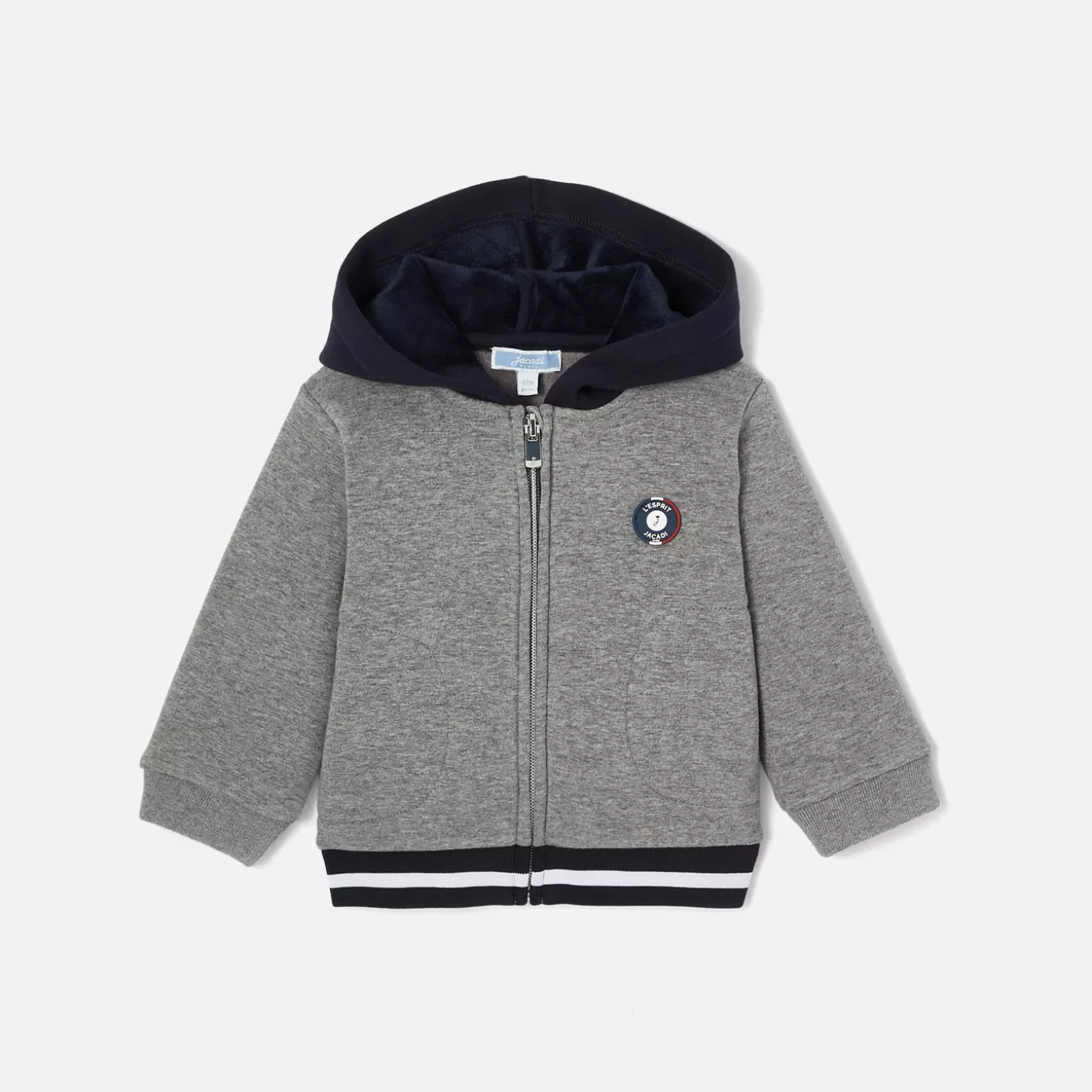 Online Jacadi Sweatshirt mit Reißverschluss für Jungen GRAU MELIERT HELL JACADI