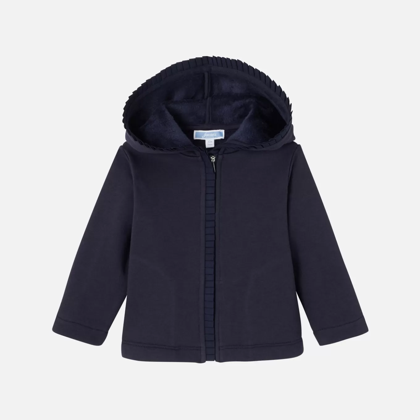 Best Sale Jacadi Sweatshirt mit Reißverschluss für Mädchen MARINEBLAU JACADI