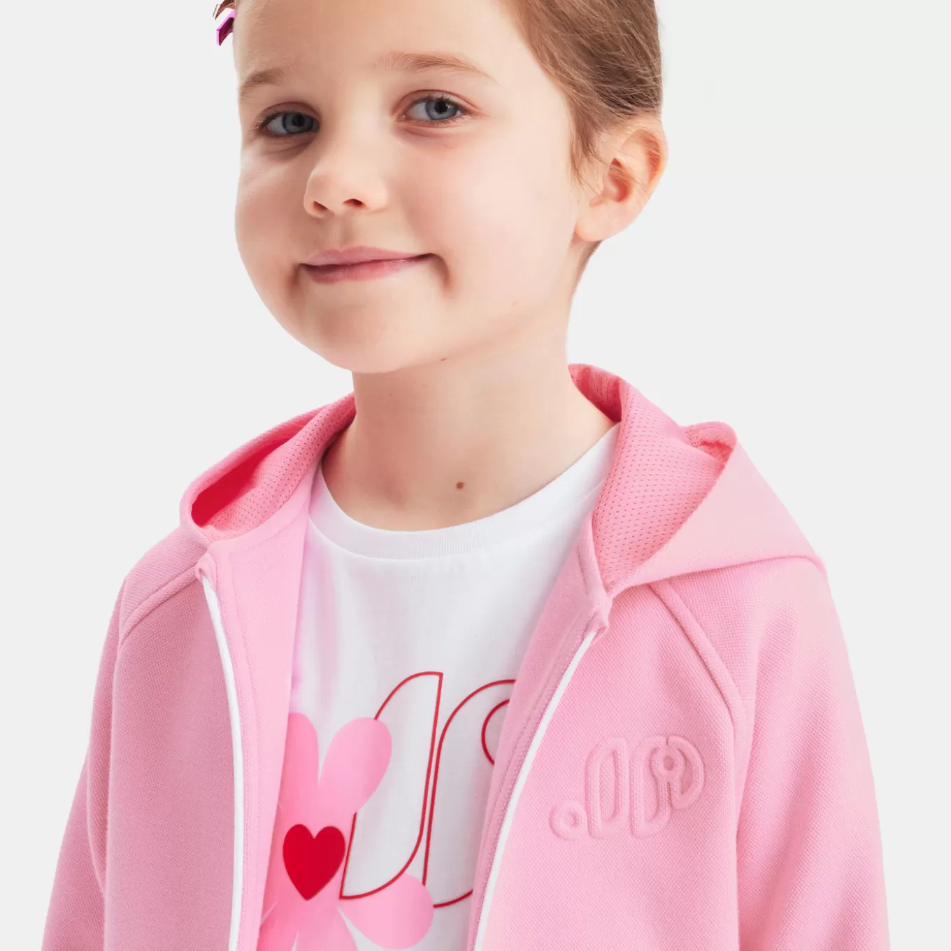 Best Jacadi Sweatshirt mit Reißverschluss für Mädchen ROSA SANFT
