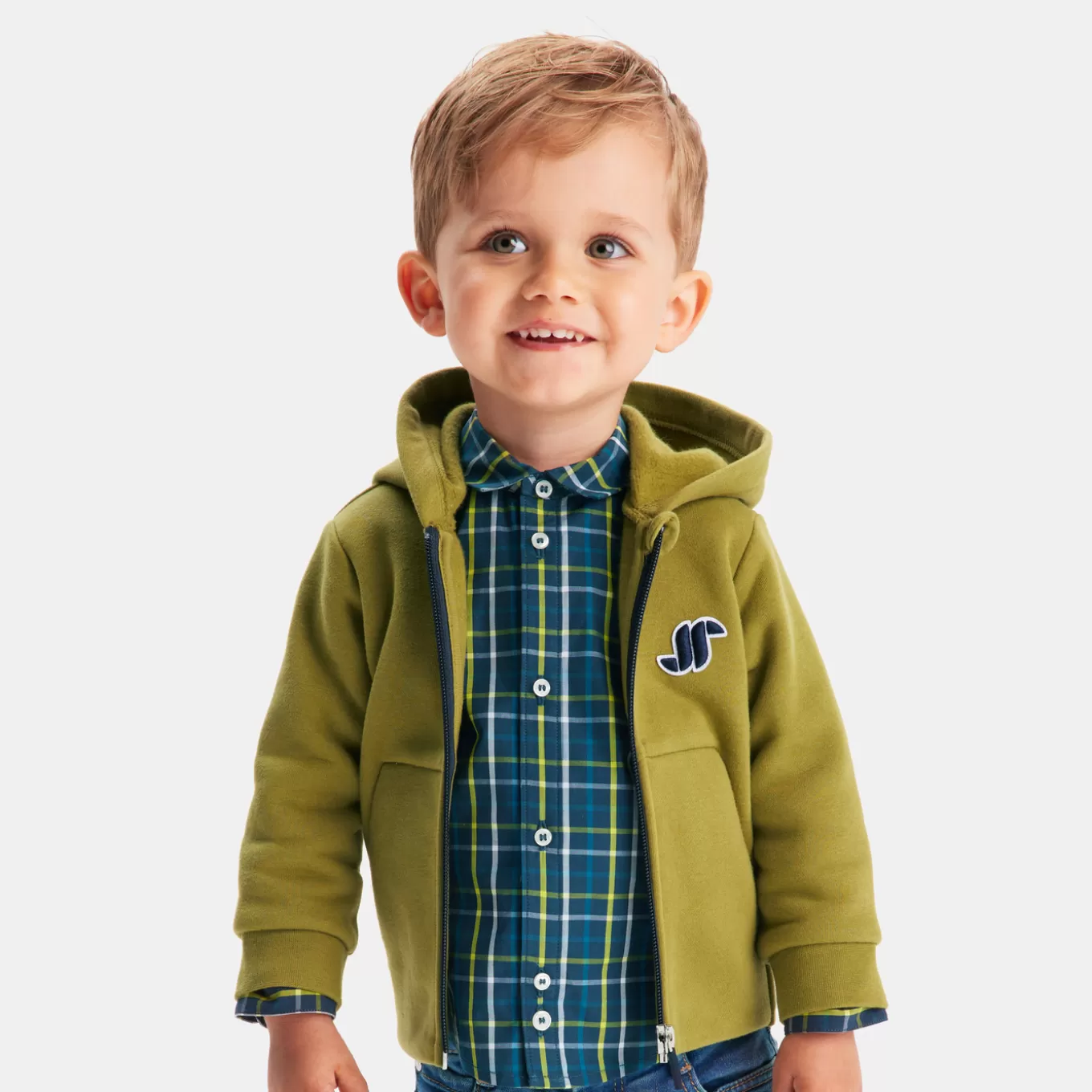 Online Jacadi Sweatshirt mit Reißverschluss Kleinkind Junge GRÜN FLECHTE