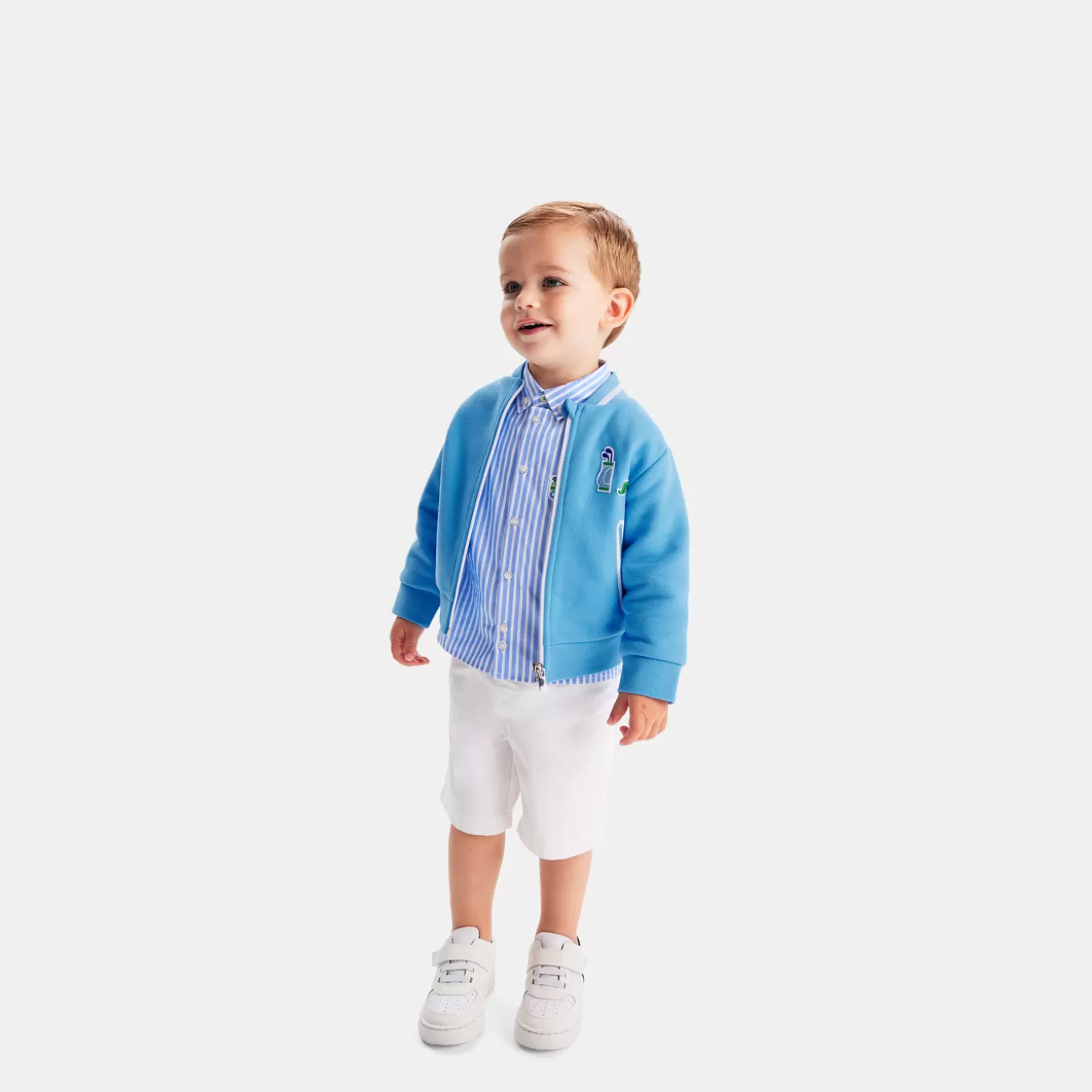 Best Sale Jacadi Sweatshirt mit Reißverschluss Kleinkind Junge HIMMELBLAU
