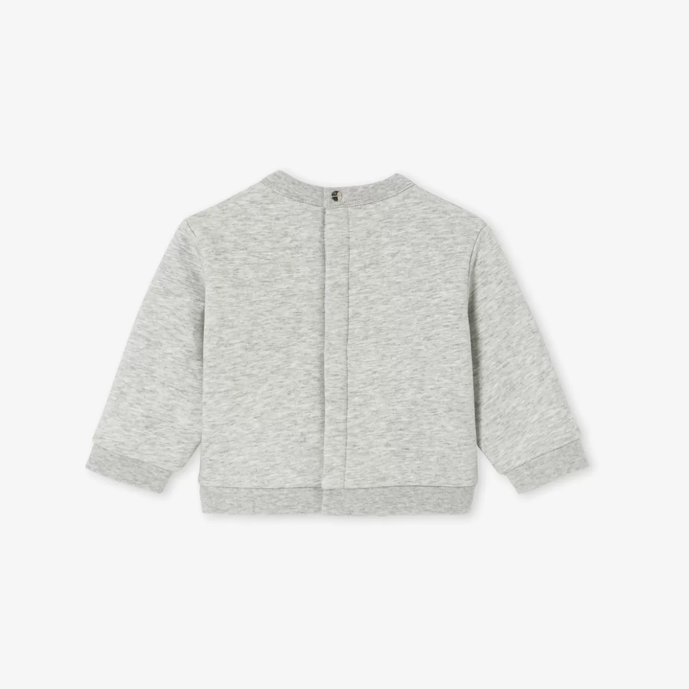 New Jacadi Sweatshirt mit Sherpa-Futter Kleinkind Junge GRAU MELIERT HELL JACADI