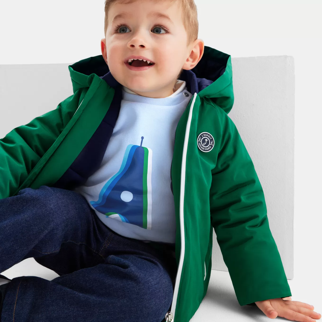 Best Sale Jacadi Sweatshirt Molton Kleinkind Junge JACADI HELLBLAU