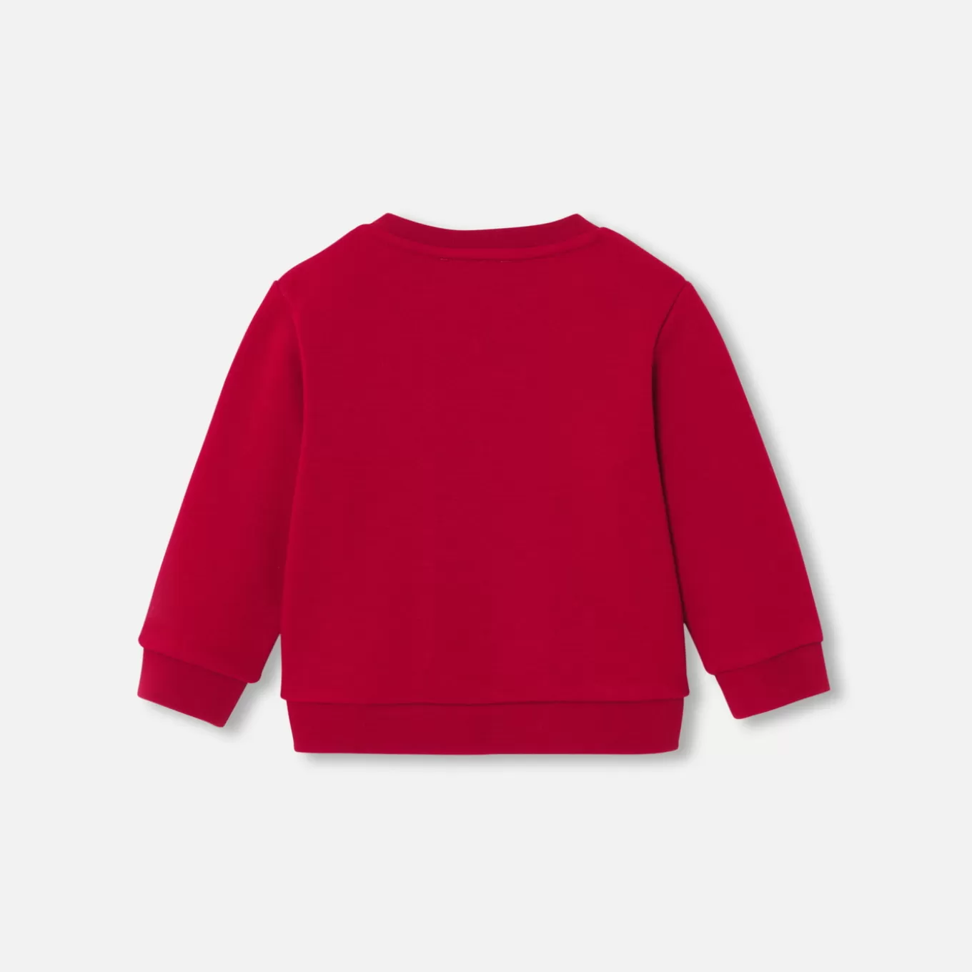 Hot Jacadi Sweatshirt Molton Kleinkind Junge RUBINROT
