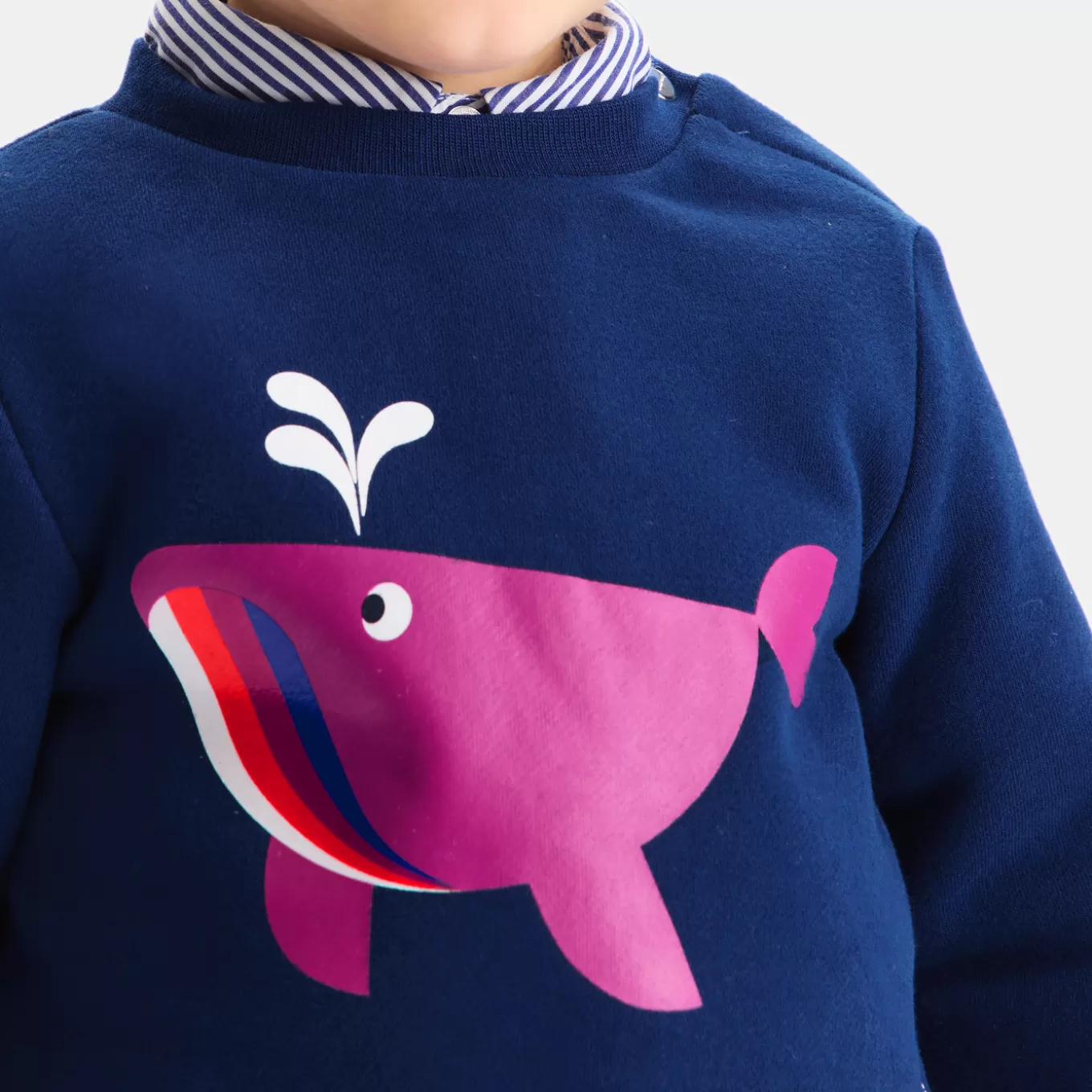 Store Jacadi Sweatshirt Molton Kleinkind Junge DUNKELBLAU