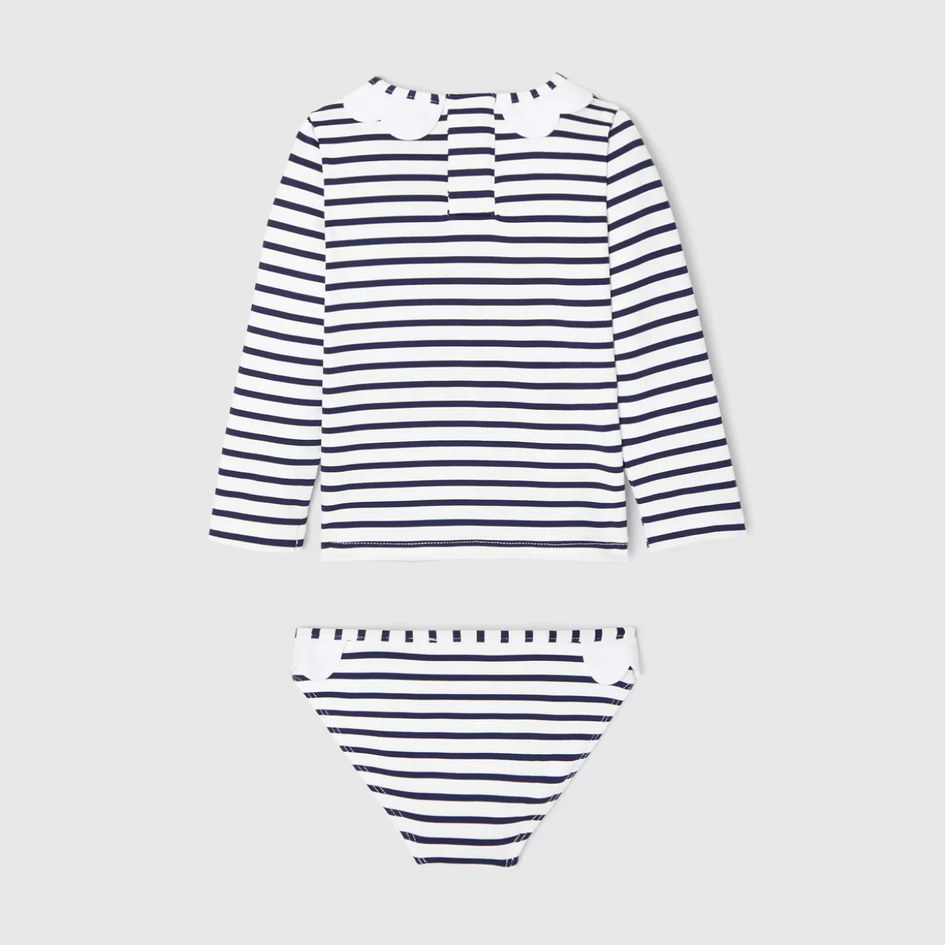 Shop Jacadi 2-teiliger Anti-UV-Badeanzug für Mädchen MARINEBLAU/WEISS