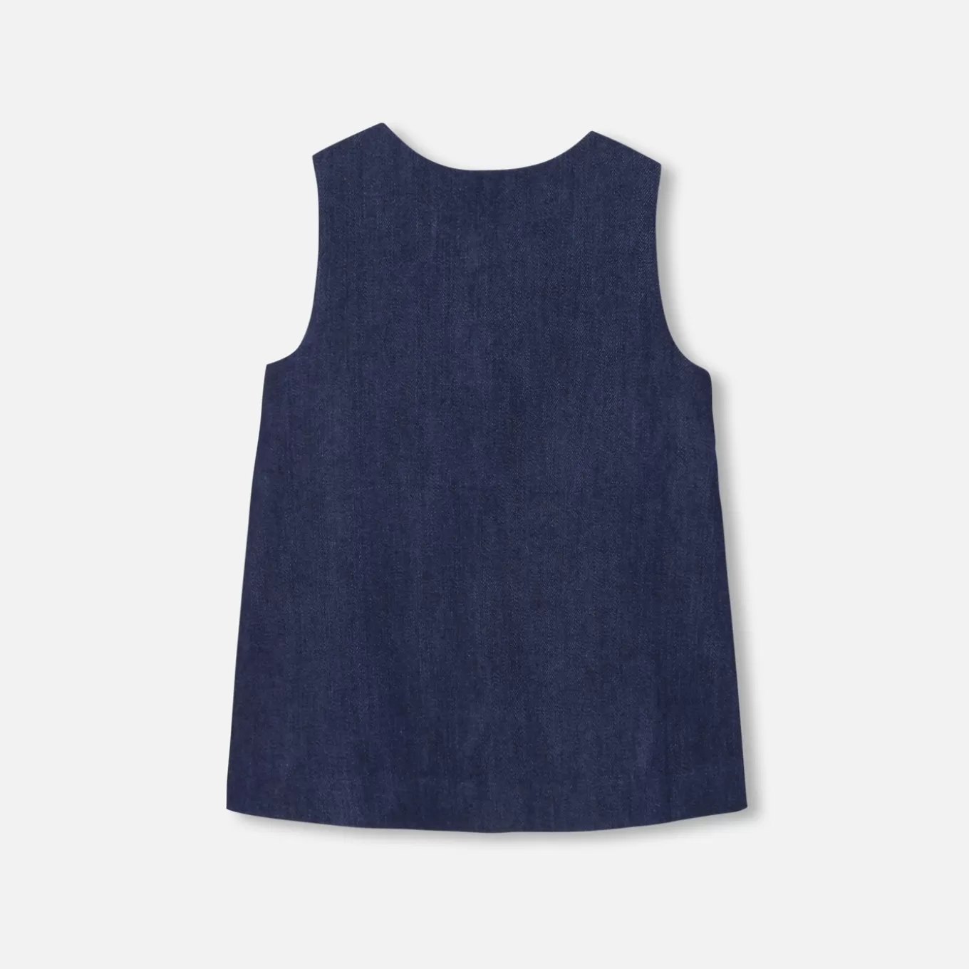 Fashion Jacadi Trägerkleid für Baby Mädchen aus Denim JEANSDUNKELBLAU