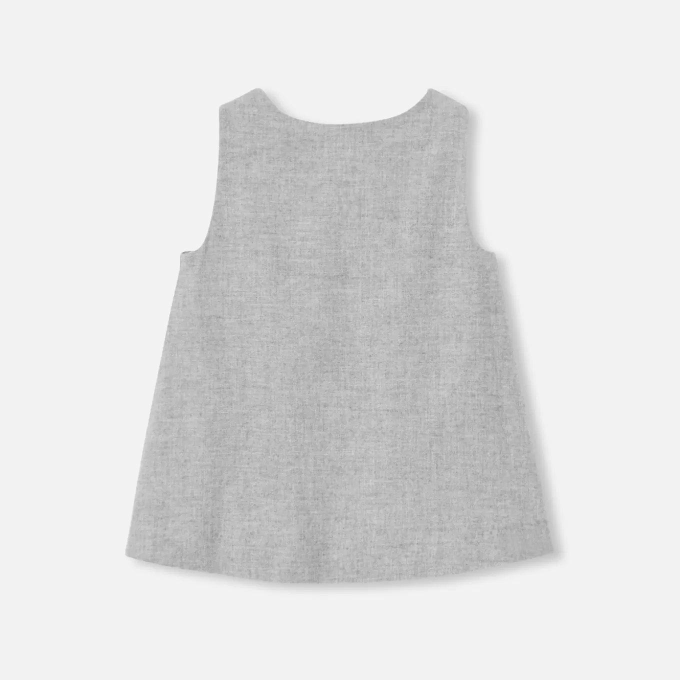 Online Jacadi Trägerkleid für Baby Mädchen aus Flanell GRAU MELIERT HELL JACADI