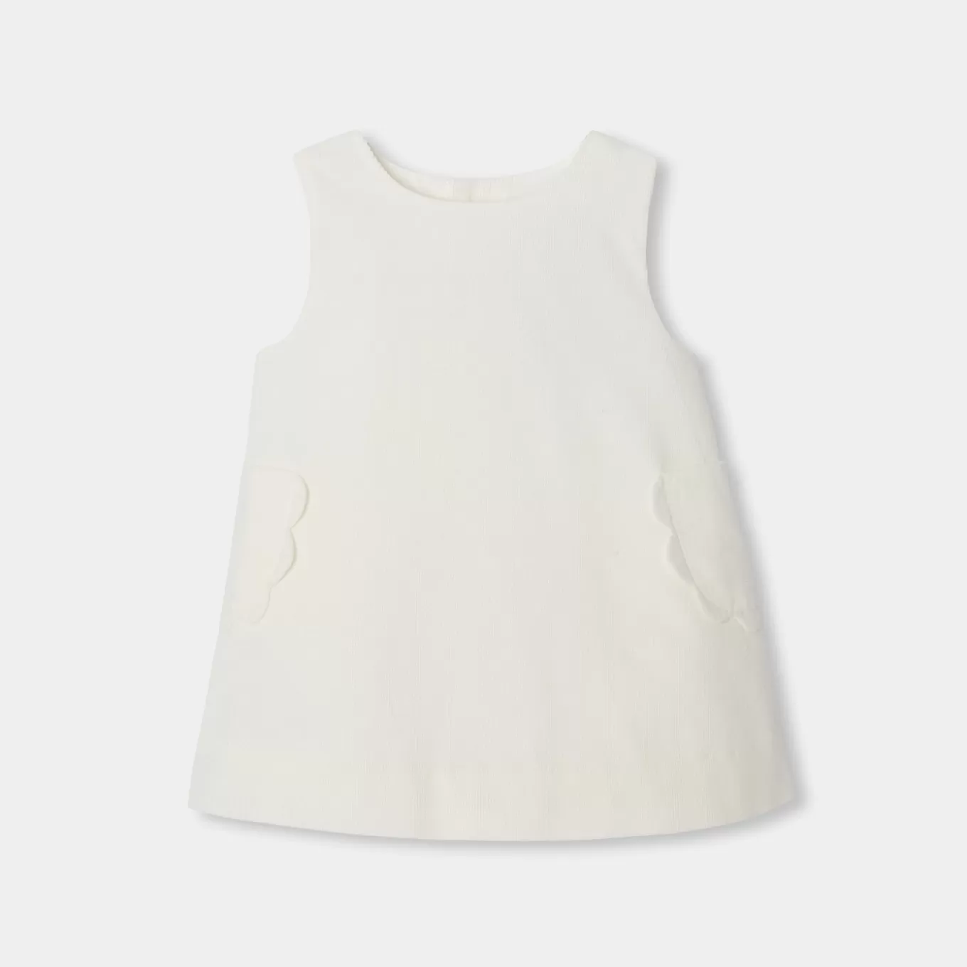 Online Jacadi Trägerkleid für Baby Mädchen aus Samt WEICHES JACADI WEISS