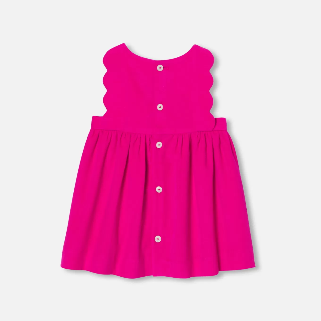 Online Jacadi Trägerkleid für Baby Mädchen aus Samt HIMBEERE
