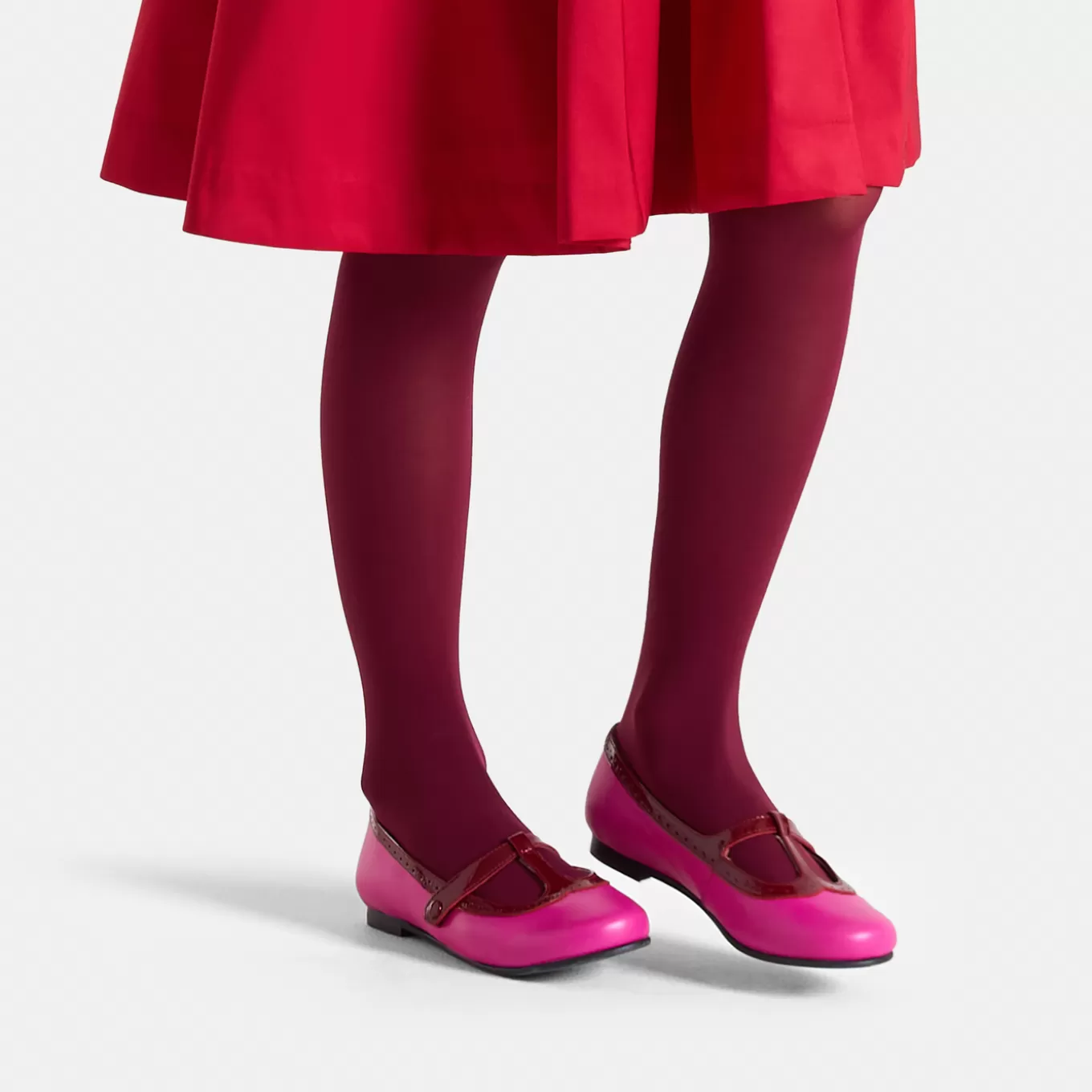 Shop Jacadi T-Riemchenschuhe aus Leder für Mädchen ROSA
