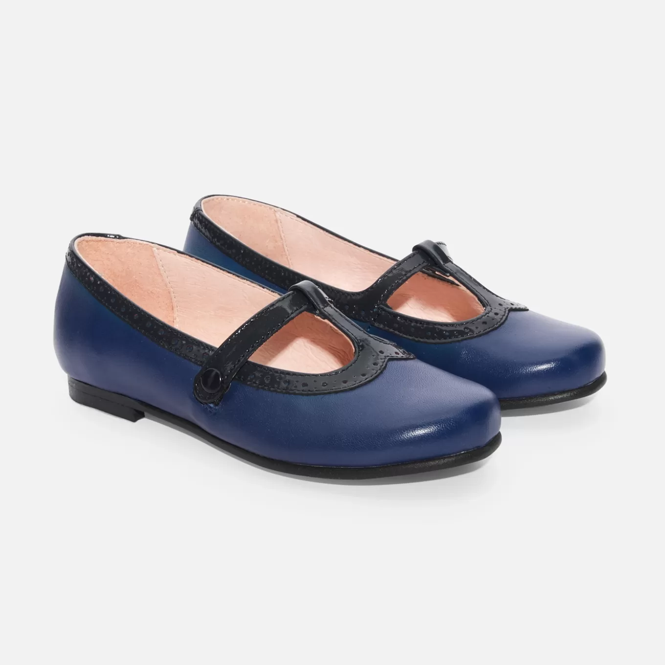 Clearance Jacadi T-Riemchenschuhe aus Leder für Mädchen MEHRFARBIG