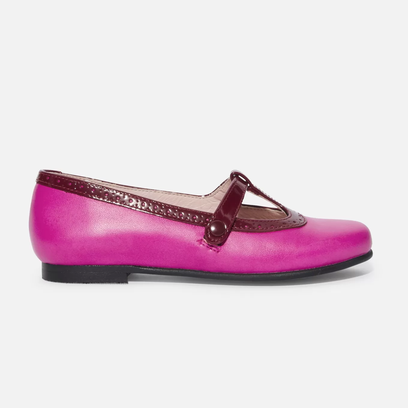 Shop Jacadi T-Riemchenschuhe aus Leder für Mädchen ROSA