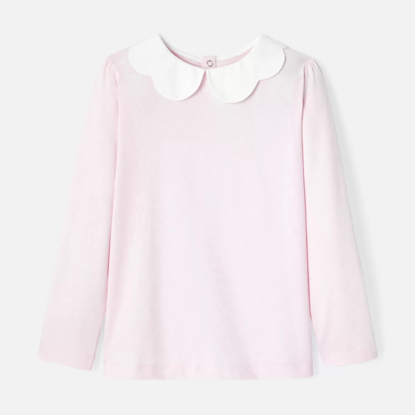 Flash Sale Jacadi T-Shirt mit festoniertem Kragen für Mädchen ROSA PUDER JACADI