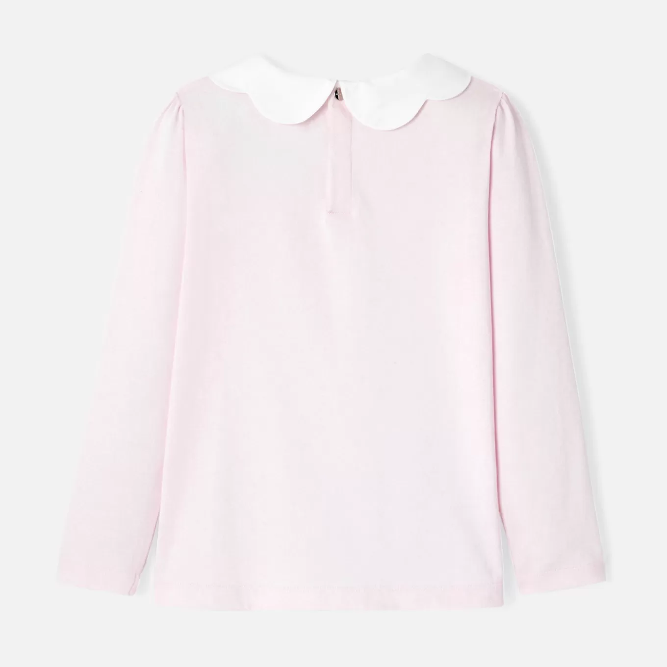 Flash Sale Jacadi T-Shirt mit festoniertem Kragen für Mädchen ROSA PUDER JACADI