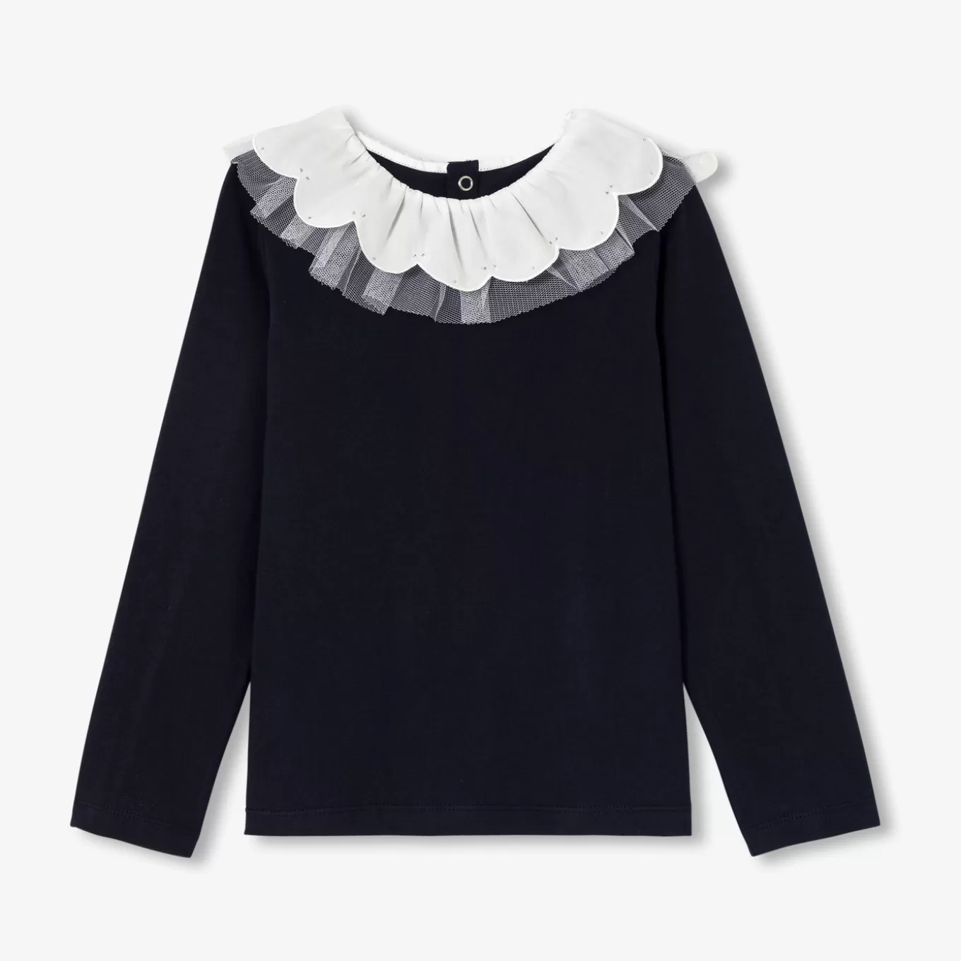 Cheap Jacadi T-Shirt mit Kragen für Mädchen MARINEBLAU JACADI
