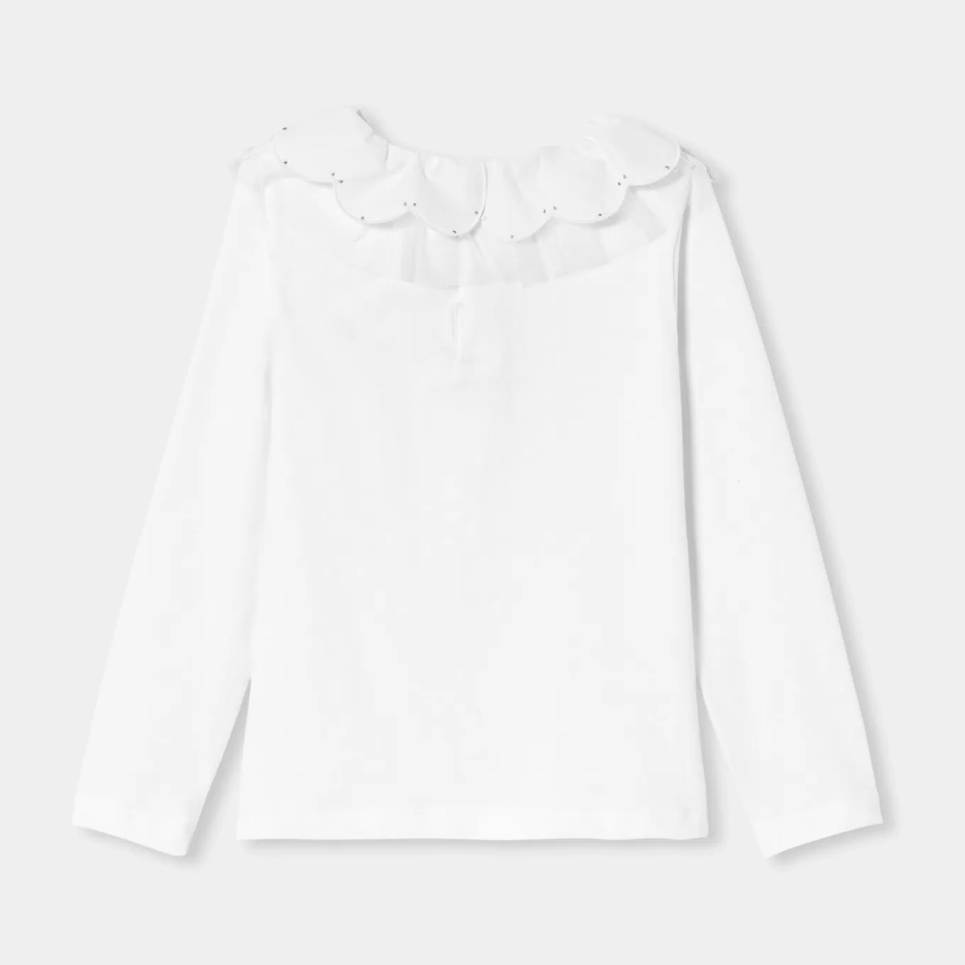 Flash Sale Jacadi T-Shirt mit Kragen für Mädchen JACADI WEISS